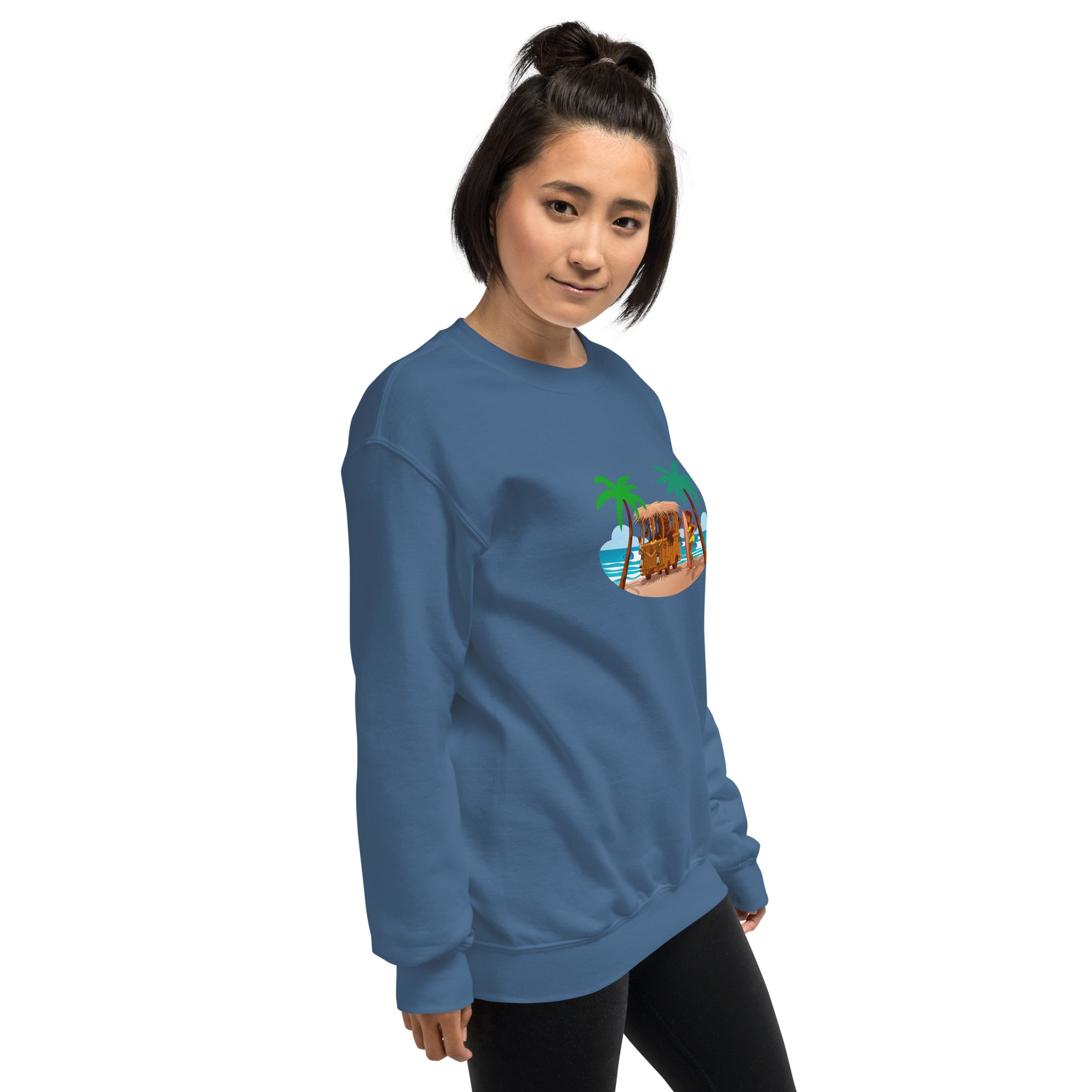 Unisex Sweatshirt Tiki Kombi on dark colors