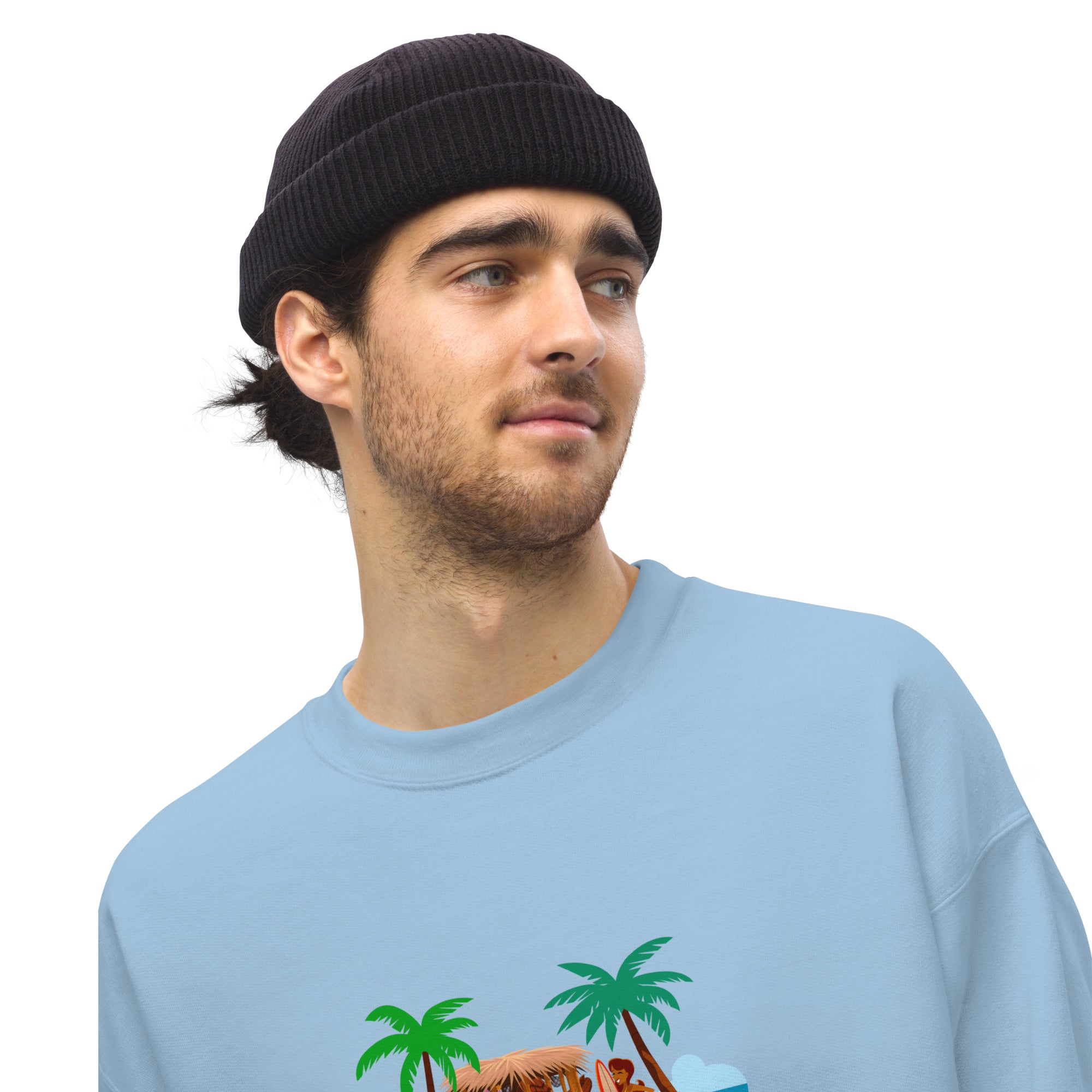 Unisex Sweatshirt Tiki Kombi on light colors