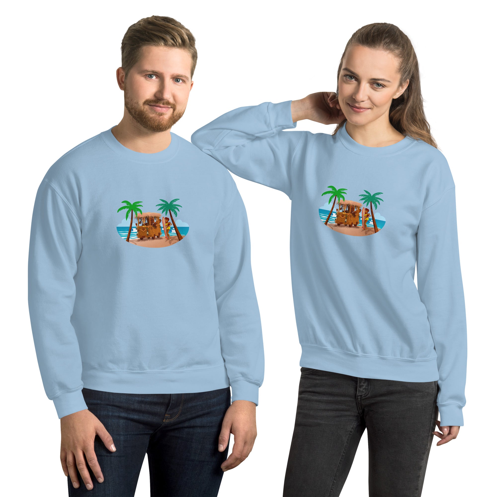Unisex Sweatshirt Tiki Kombi on light colors