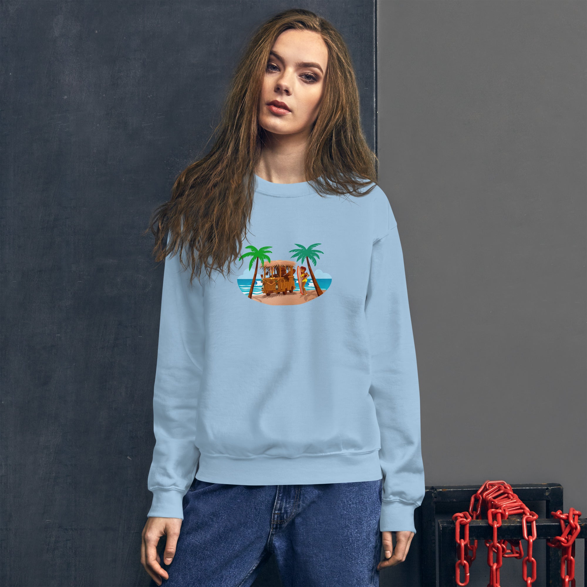 Unisex Sweatshirt Tiki Kombi on light colors