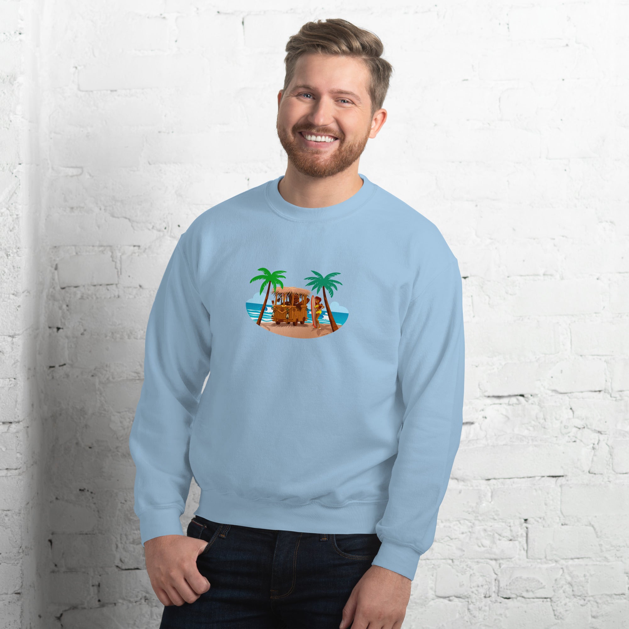 Unisex Sweatshirt Tiki Kombi on light colors