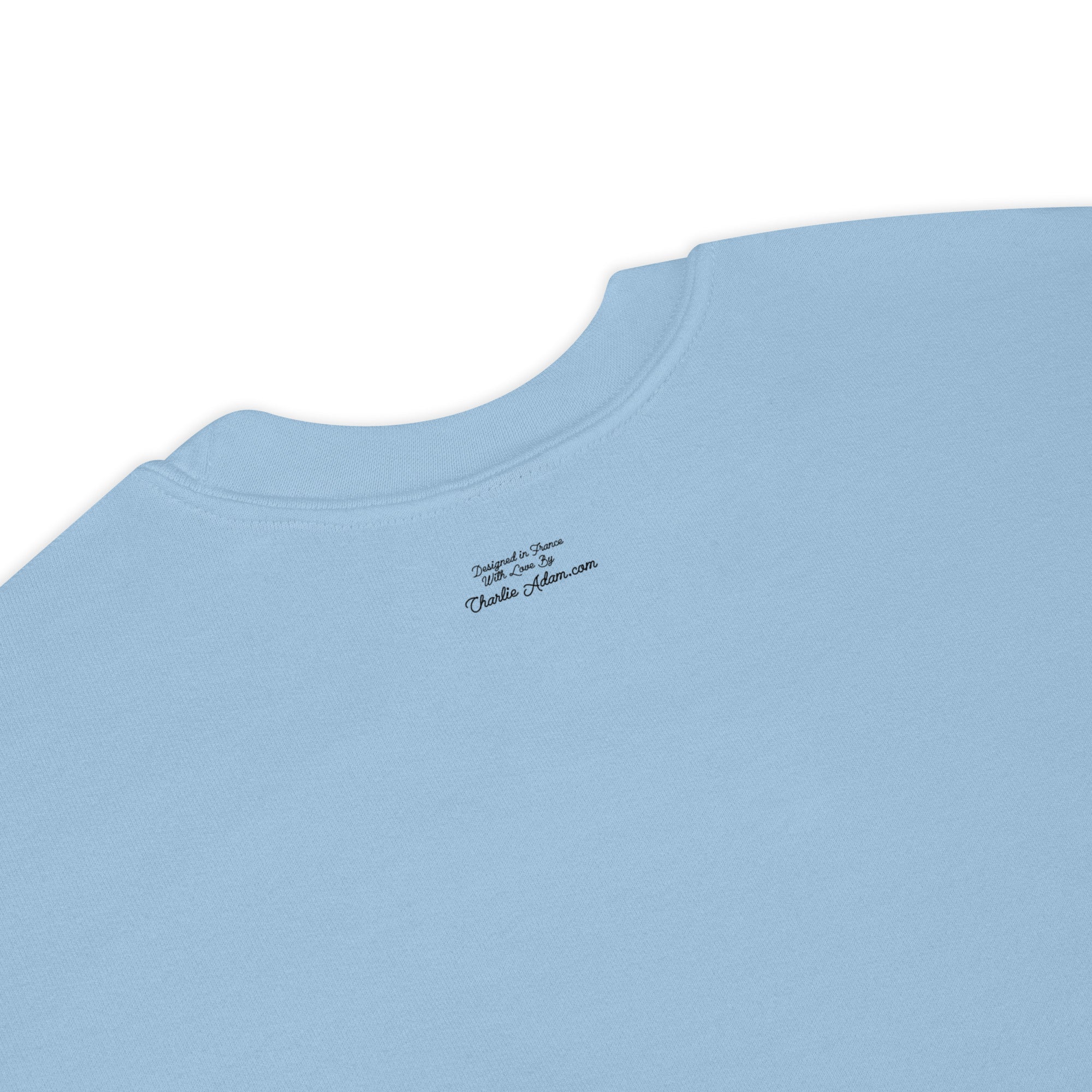 Sweat Unisexe à Col Rond Love Instructor First Lesson free sur couleurs claires