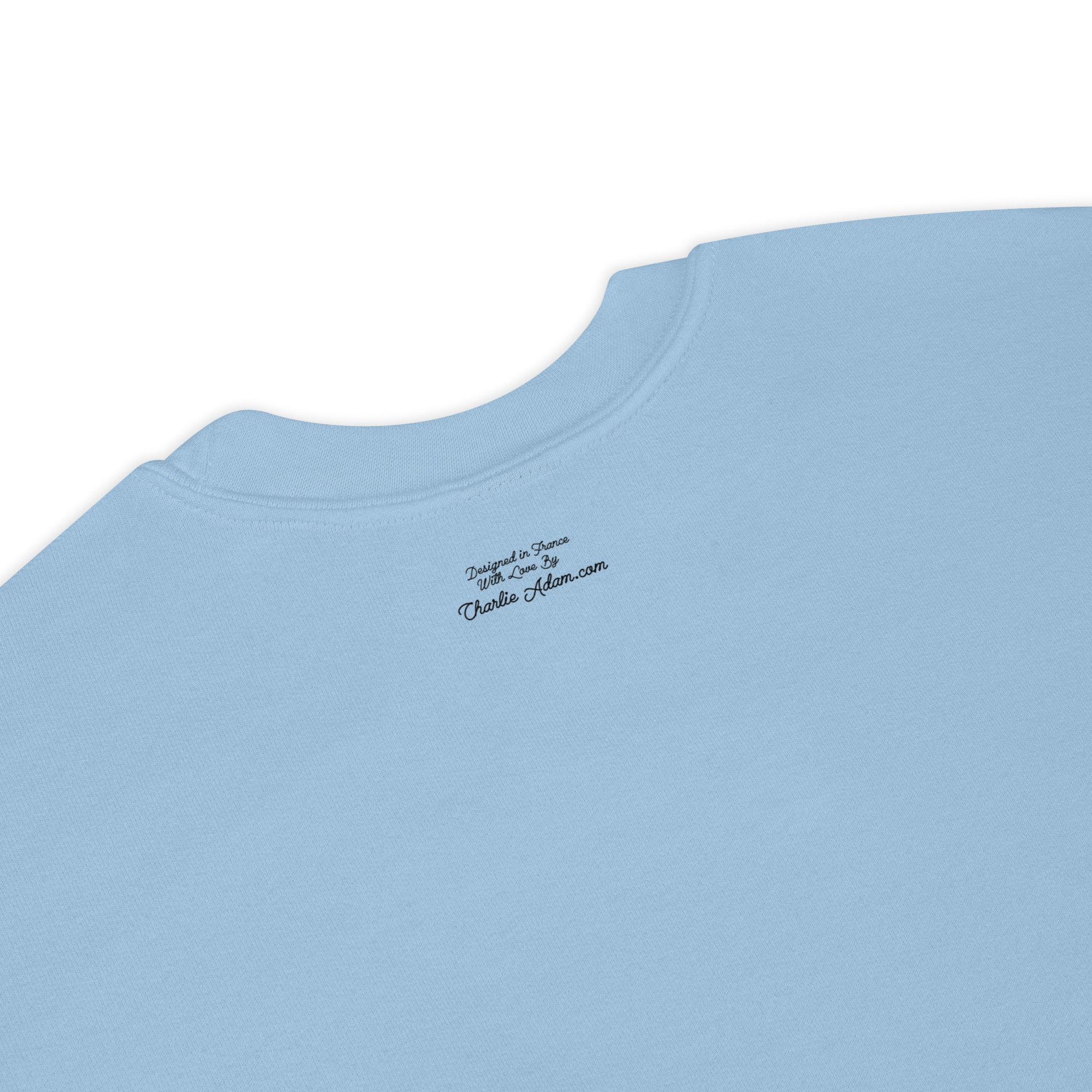 Sweat Unisexe à Col Rond Octopus Blue sur couleurs claires