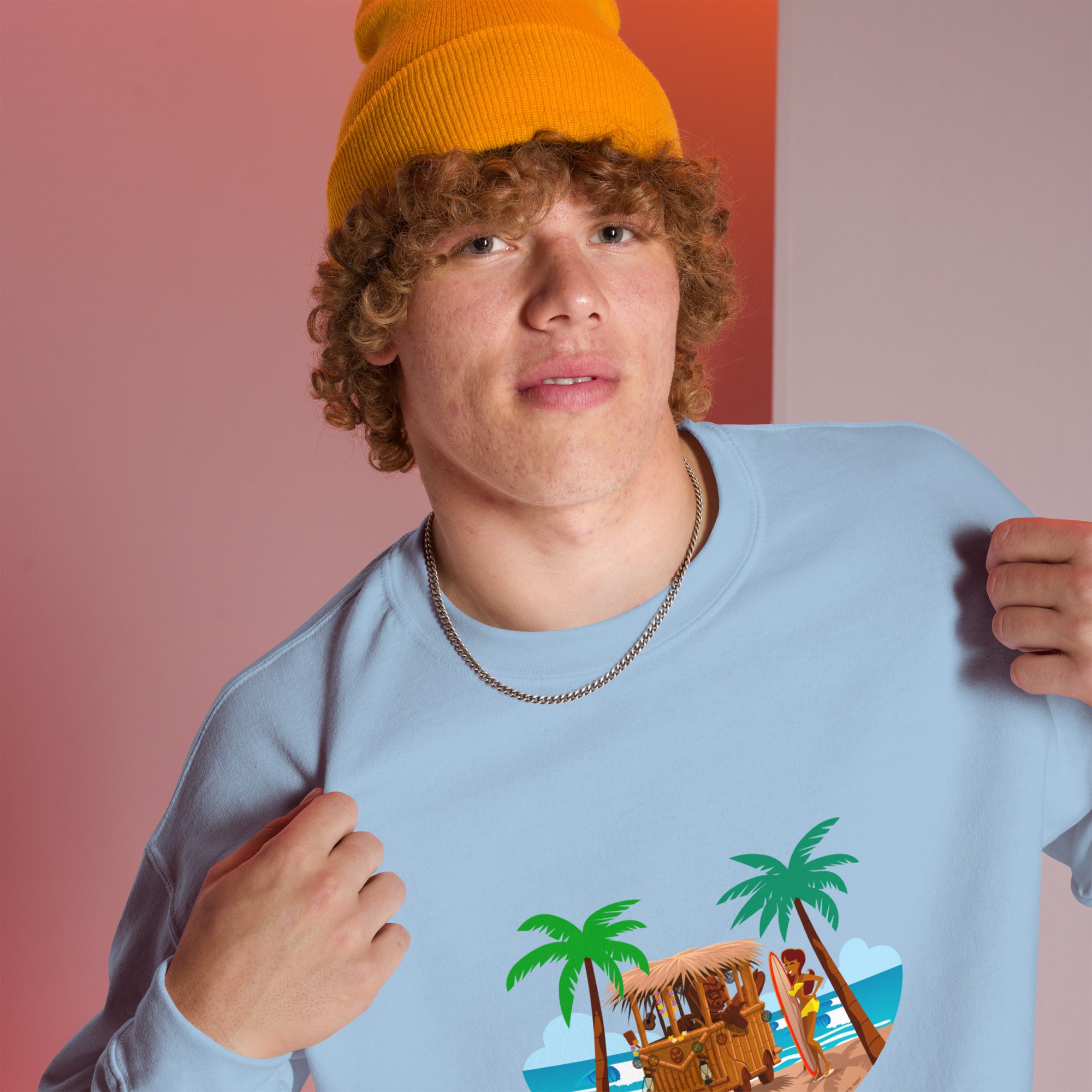 Unisex Sweatshirt Tiki Kombi on light colors