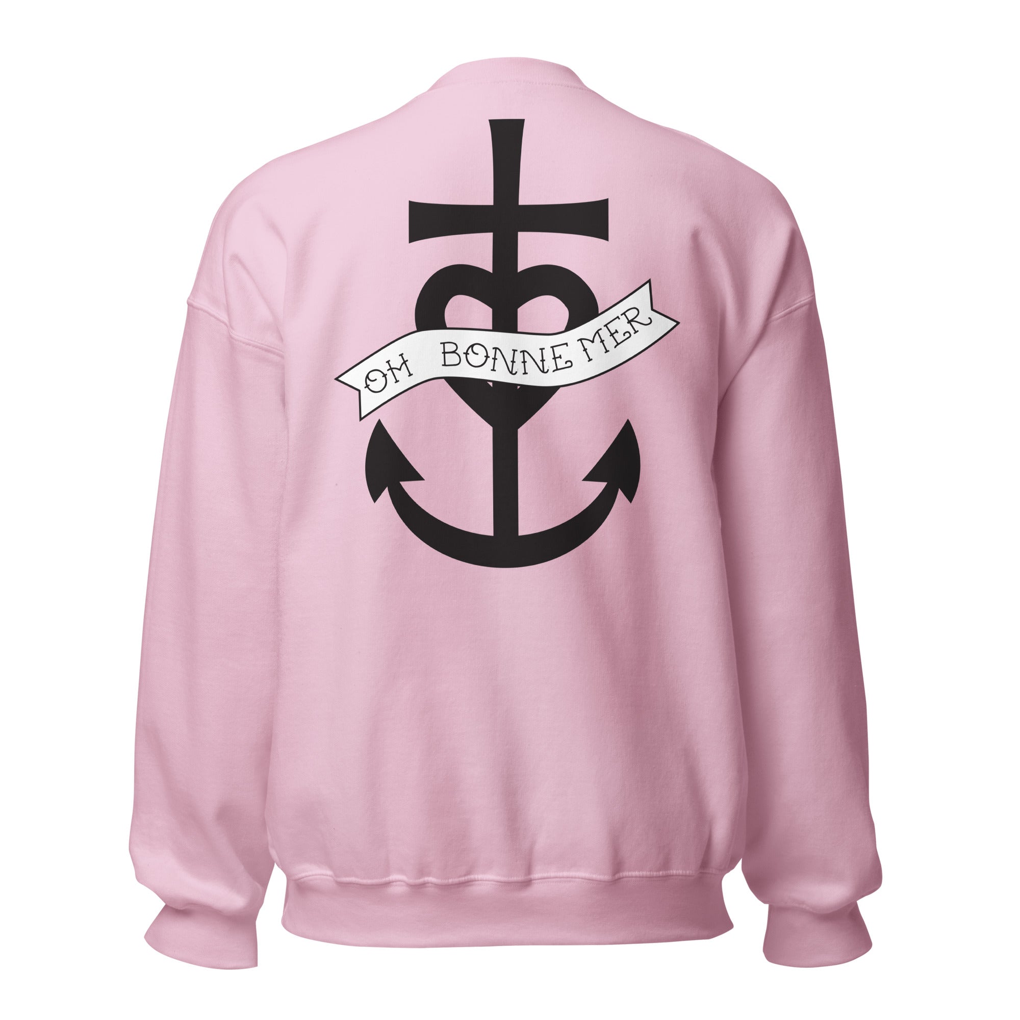 Sweat Unisexe à Col Rond Oh Bonne Mer 1 (face & dos)