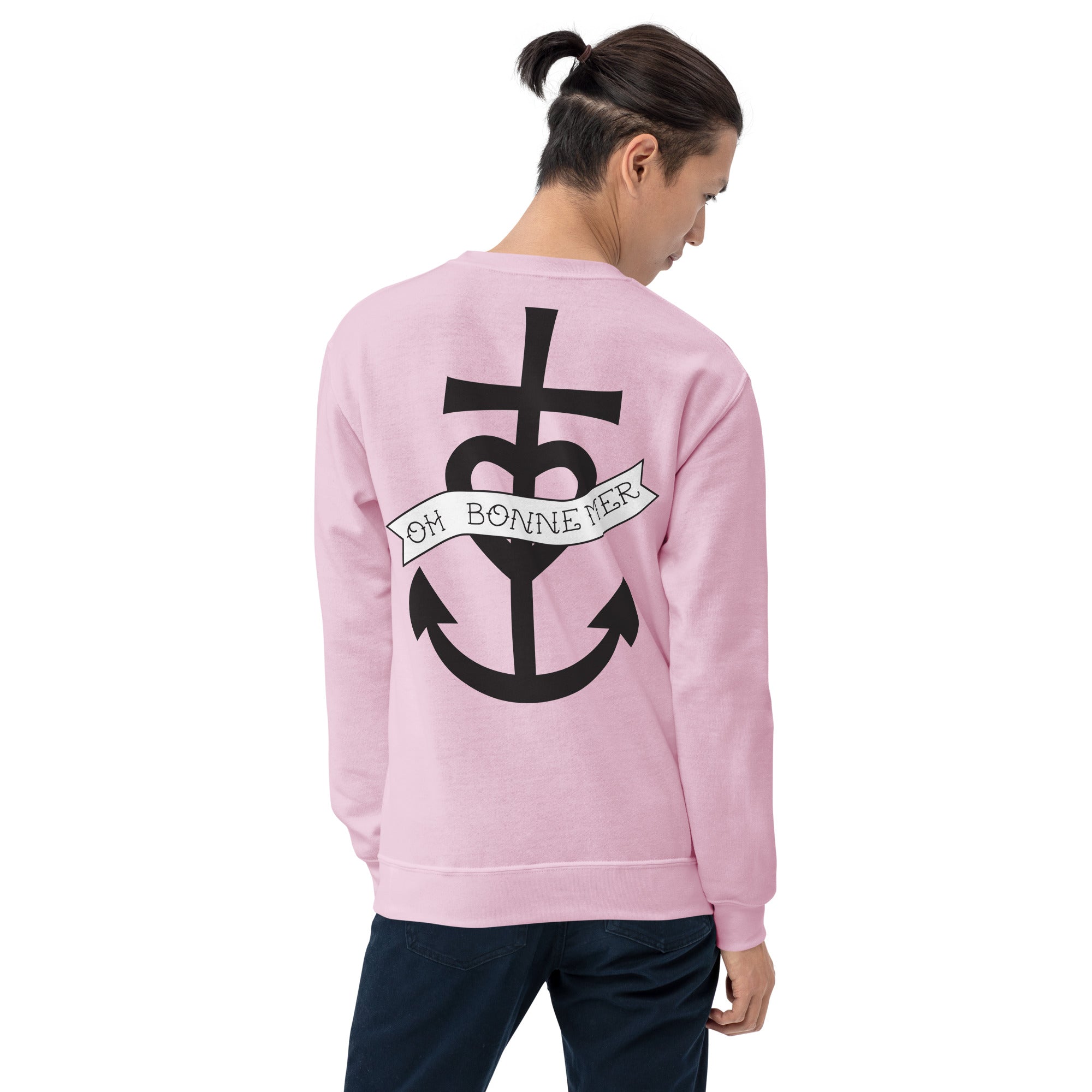 Sweat Unisexe à Col Rond Oh Bonne Mer 1 (face & dos)