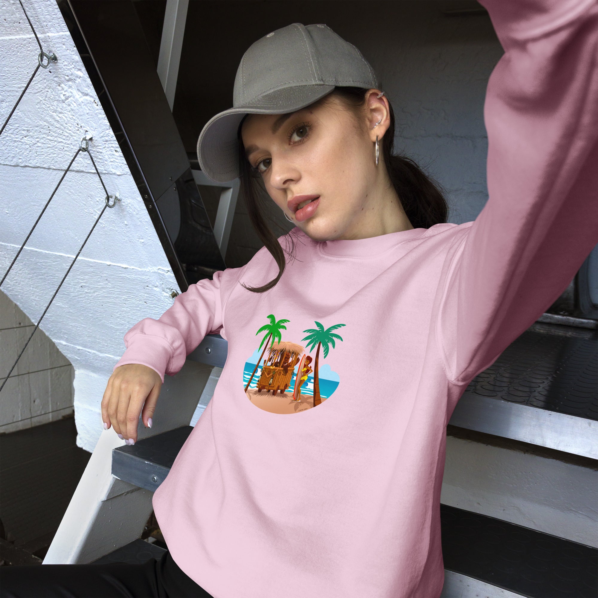 Unisex Sweatshirt Tiki Kombi on light colors
