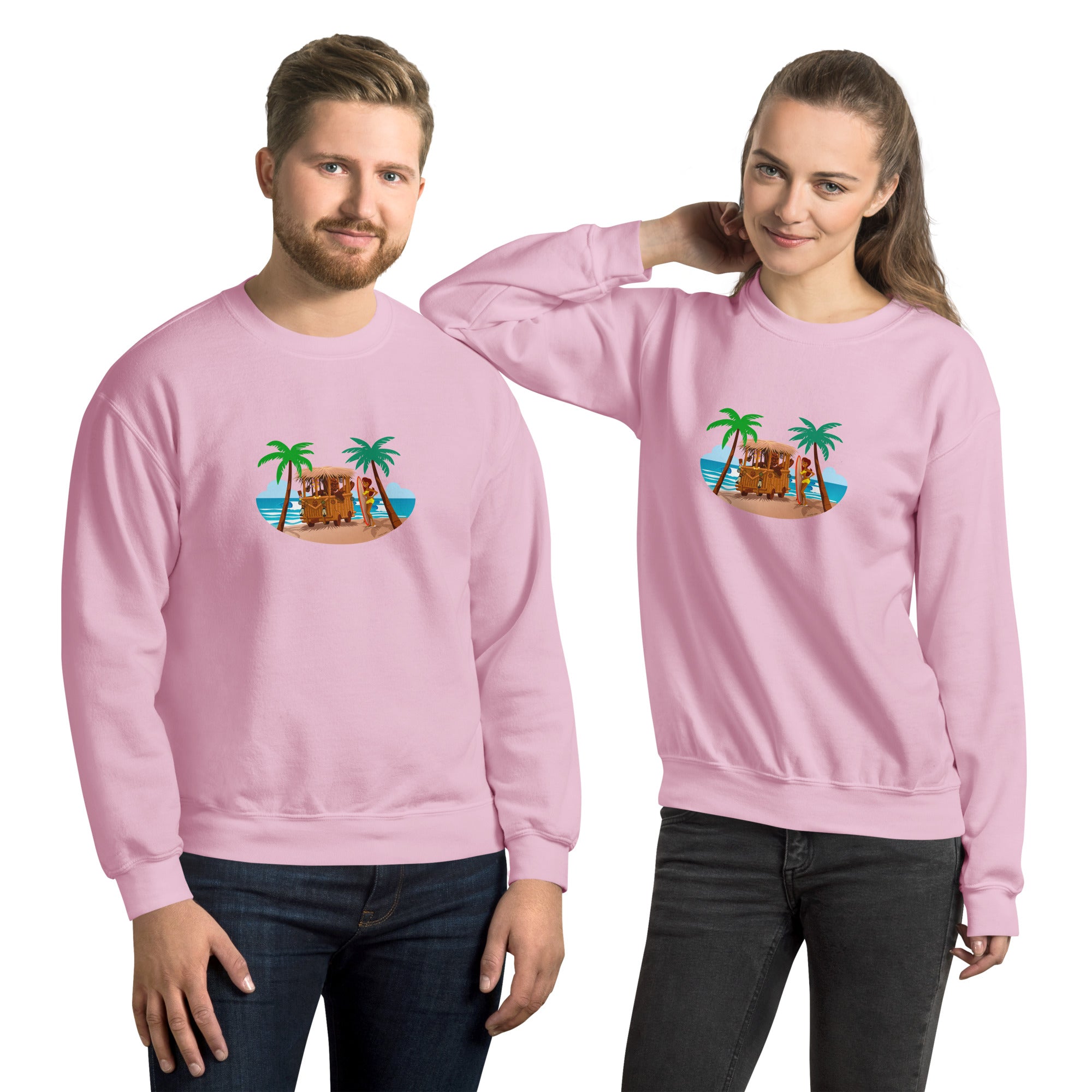 Unisex Sweatshirt Tiki Kombi on light colors