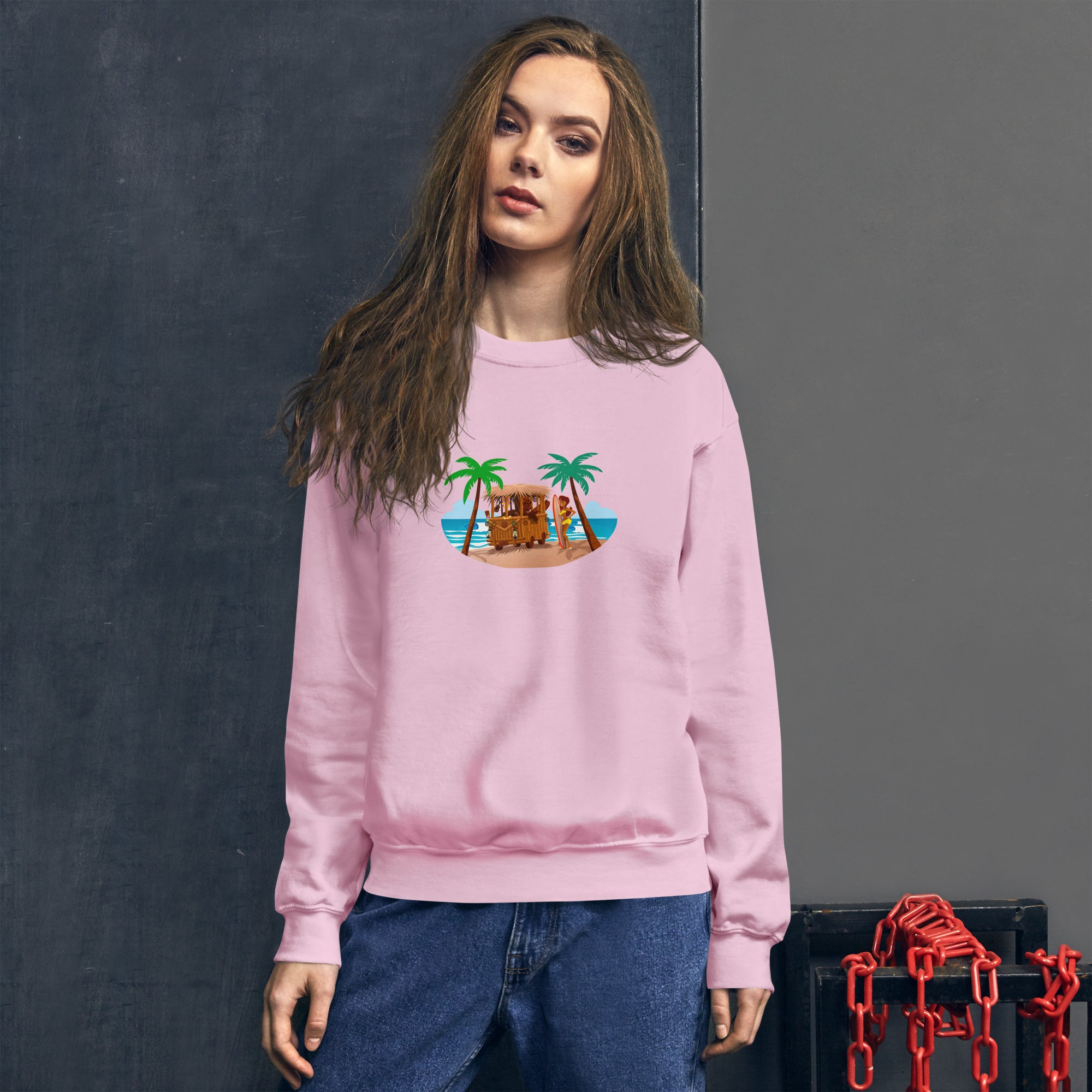Unisex Sweatshirt Tiki Kombi on light colors