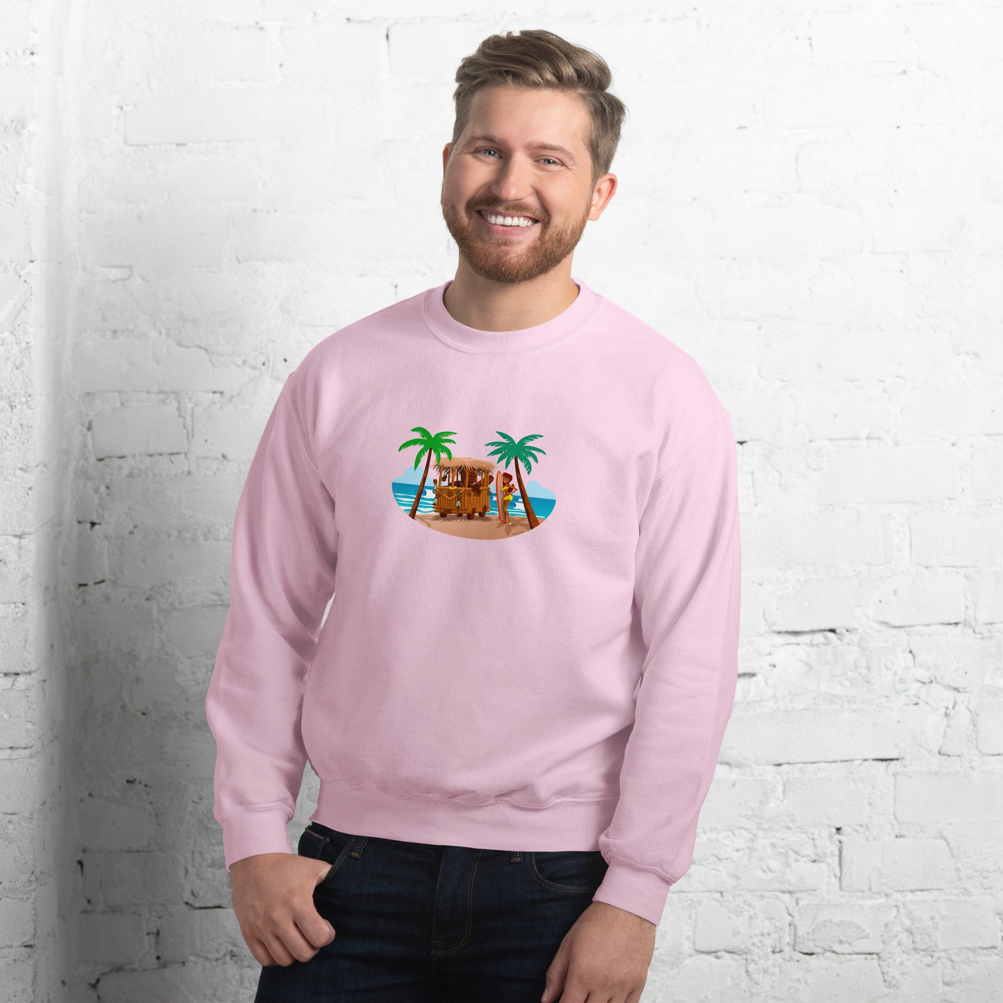 Unisex Sweatshirt Tiki Kombi on light colors
