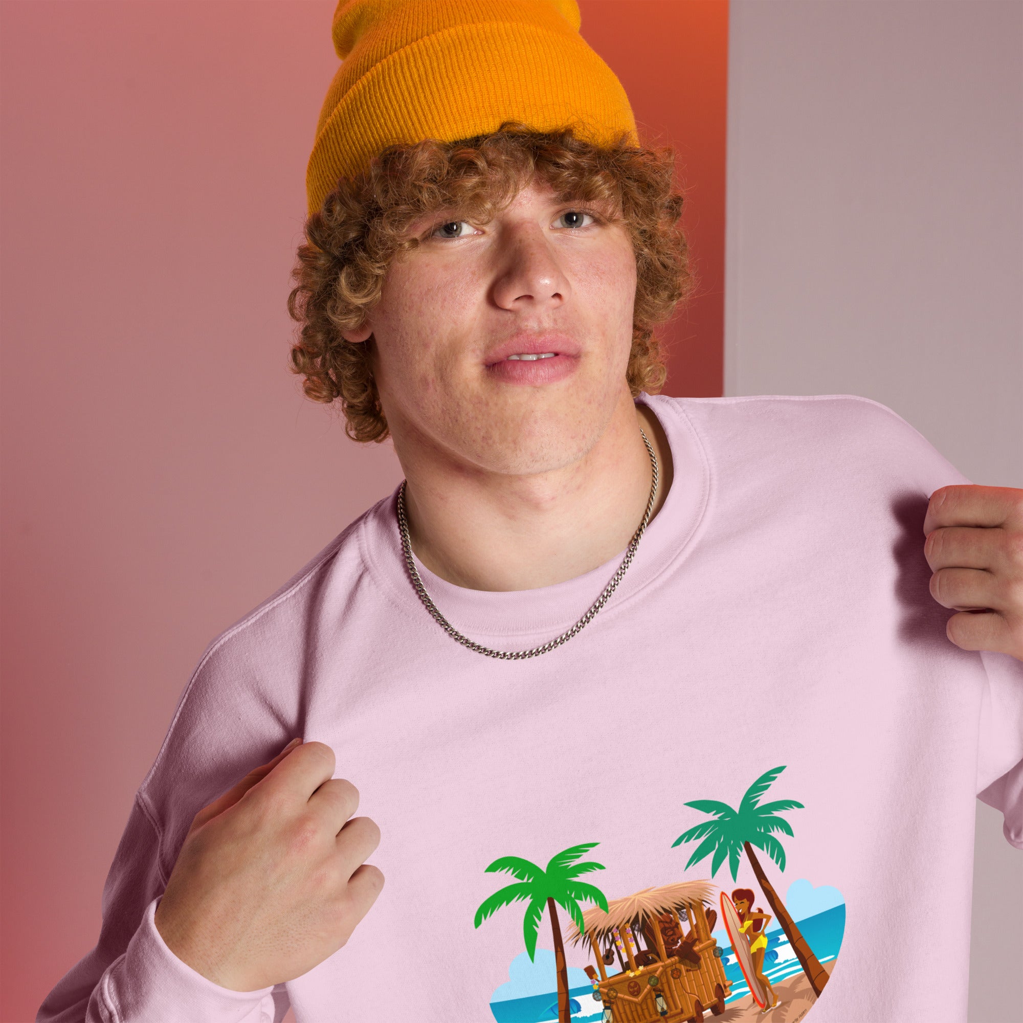 Unisex Sweatshirt Tiki Kombi on light colors