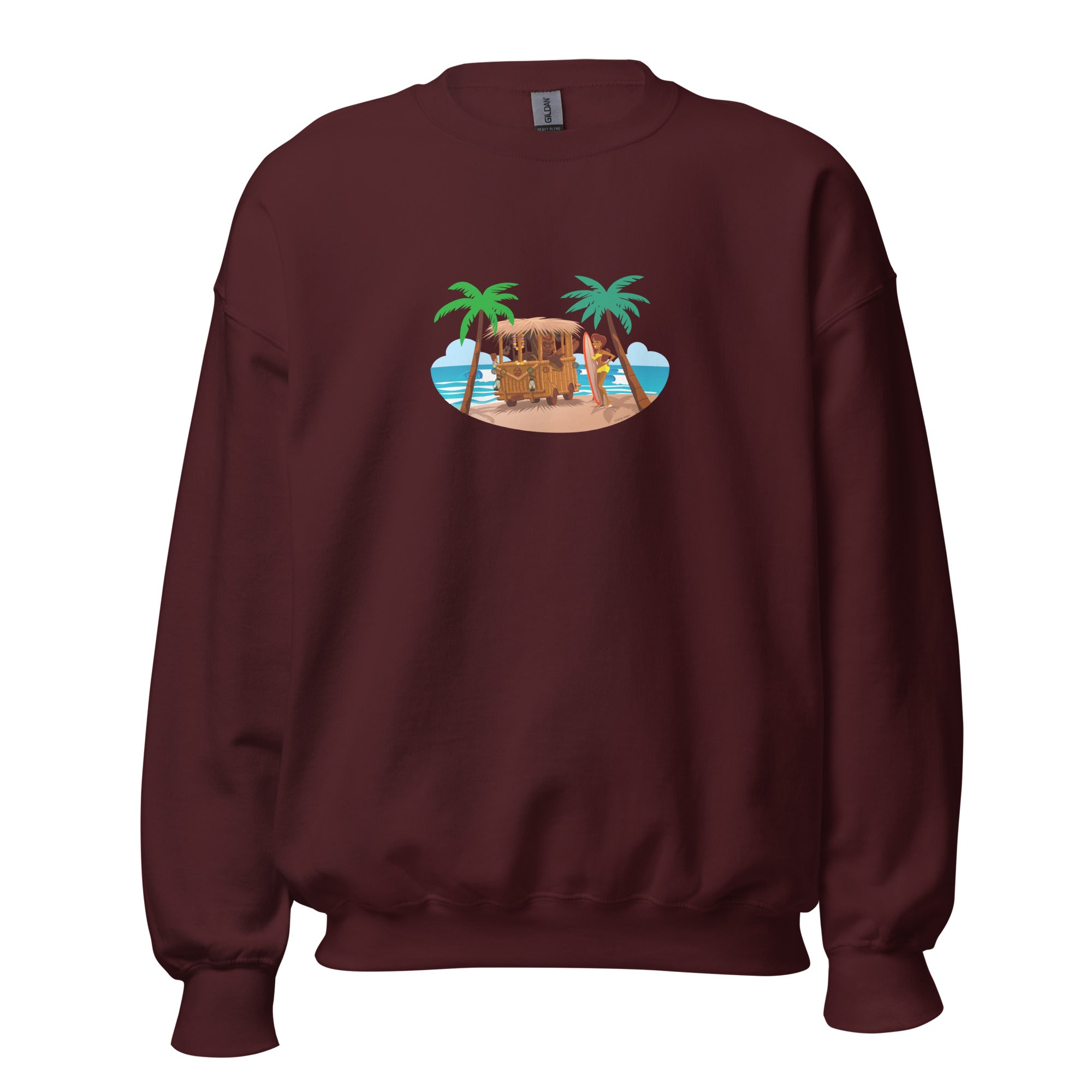 Unisex Sweatshirt Tiki Kombi on dark colors