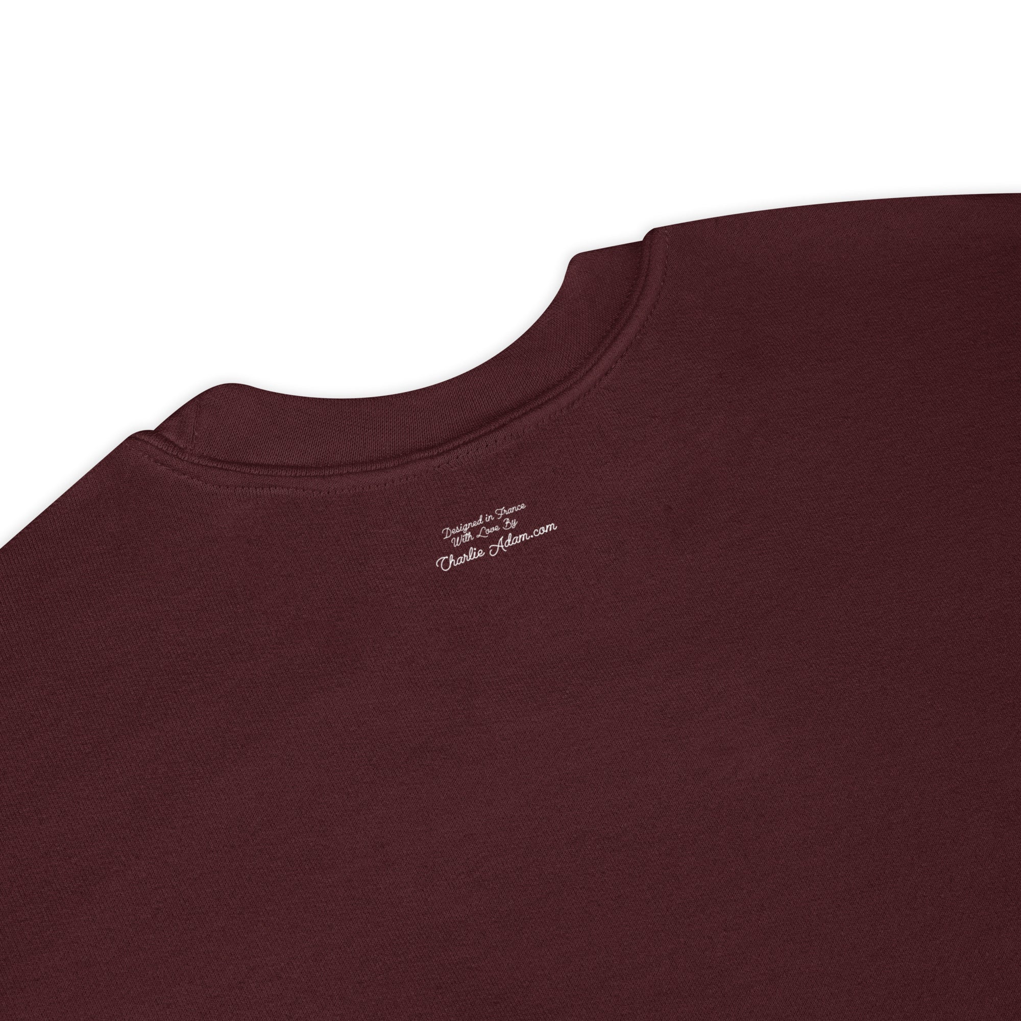 Unisex Sweatshirt Vespa Girl in St Tropez on dark colors