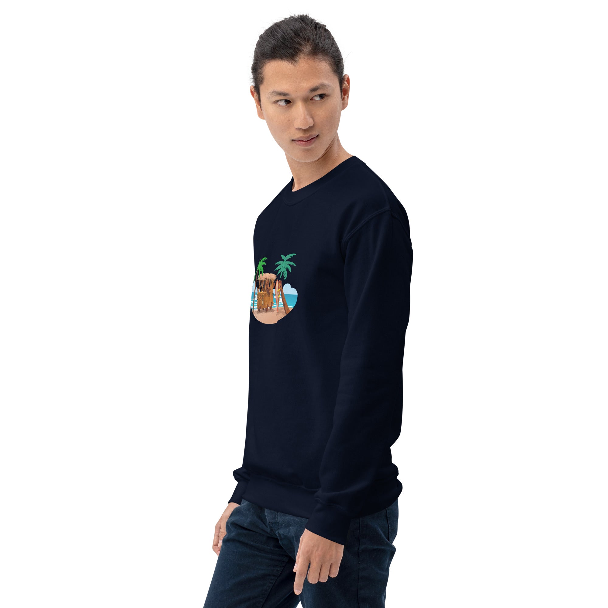 Unisex Sweatshirt Tiki Kombi on dark colors