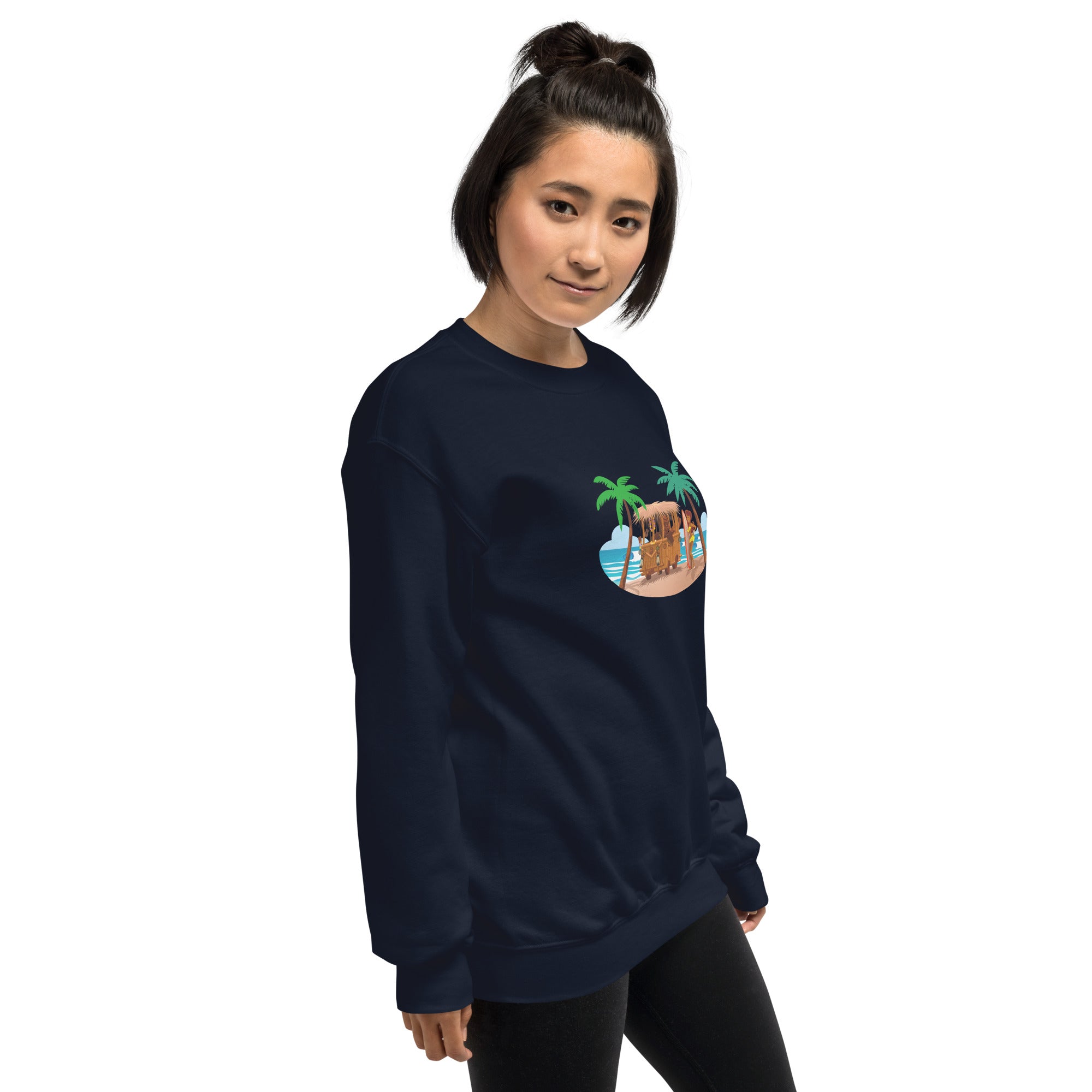 Unisex Sweatshirt Tiki Kombi on dark colors