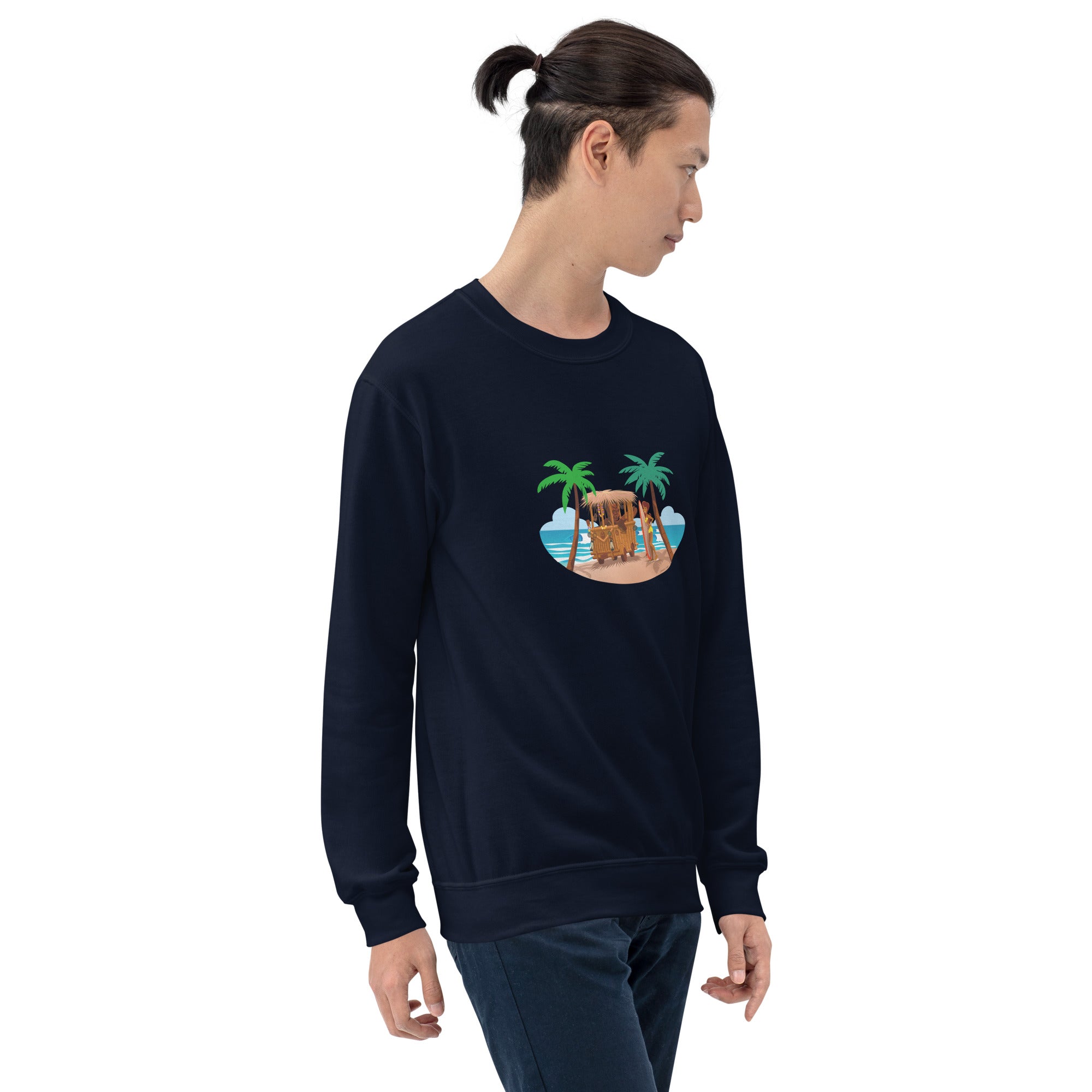 Unisex Sweatshirt Tiki Kombi on dark colors