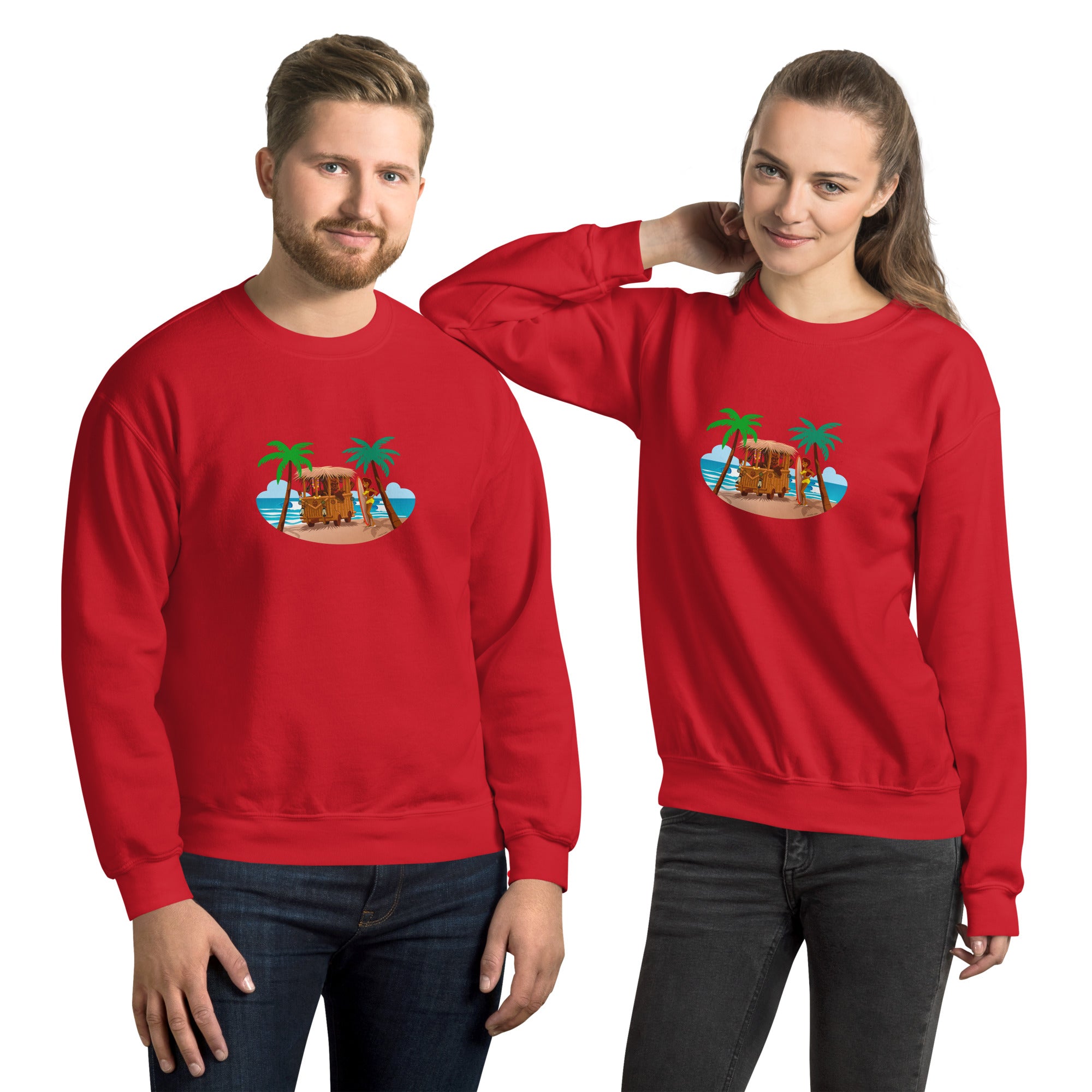 Unisex Sweatshirt Tiki Kombi on light colors