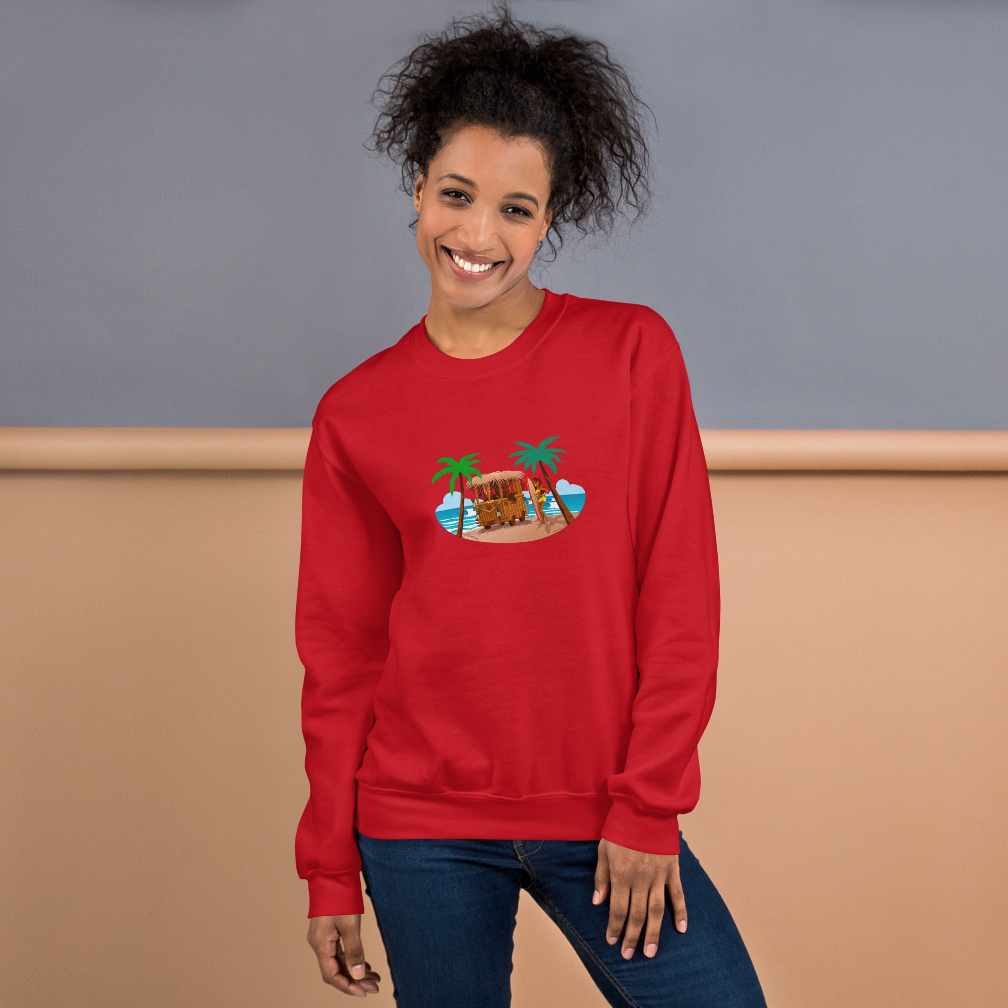 Unisex Sweatshirt Tiki Kombi on light colors