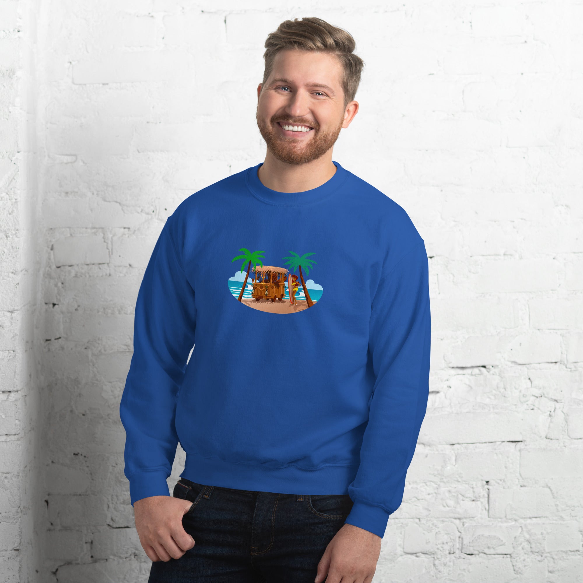 Unisex Sweatshirt Tiki Kombi on light colors