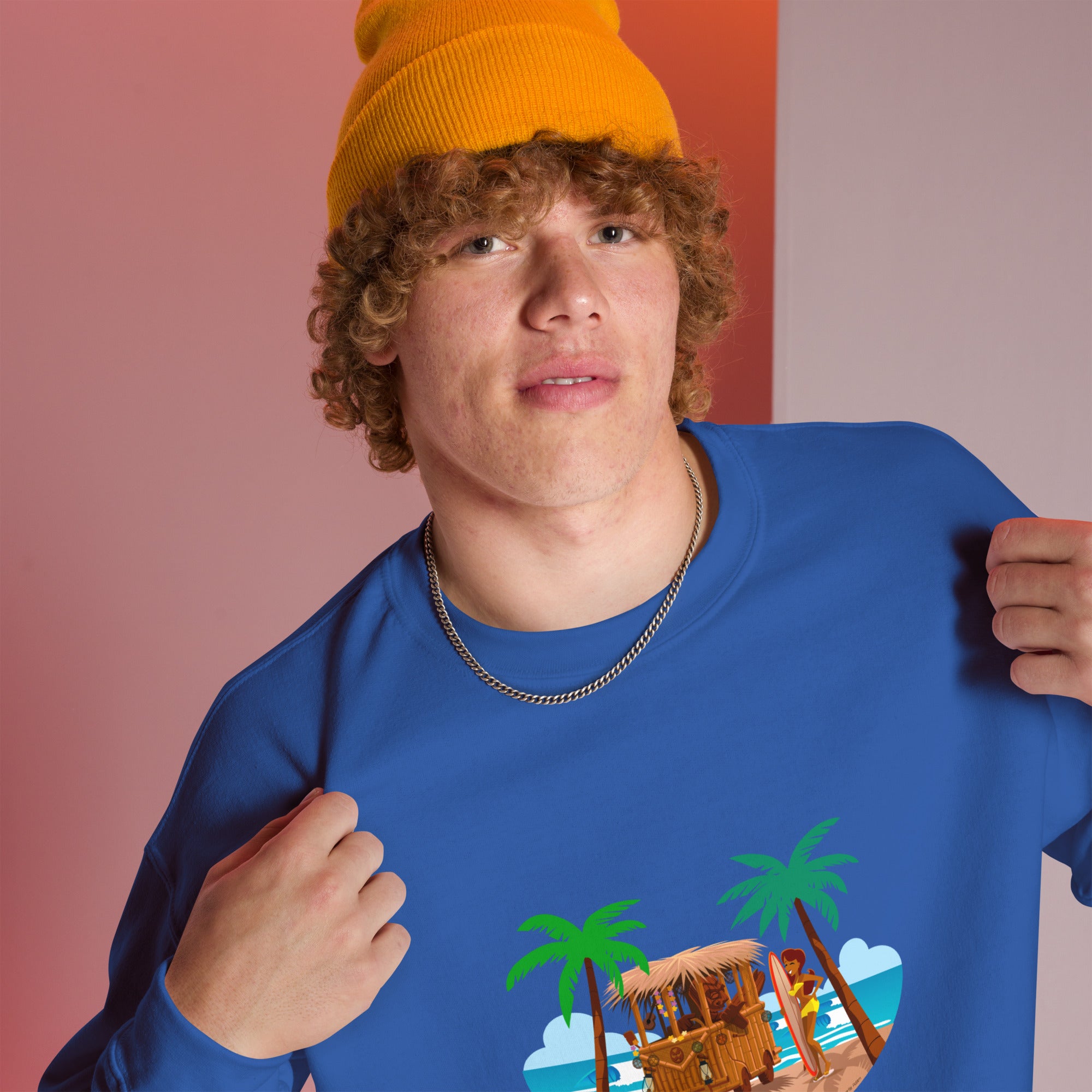 Unisex Sweatshirt Tiki Kombi on light colors