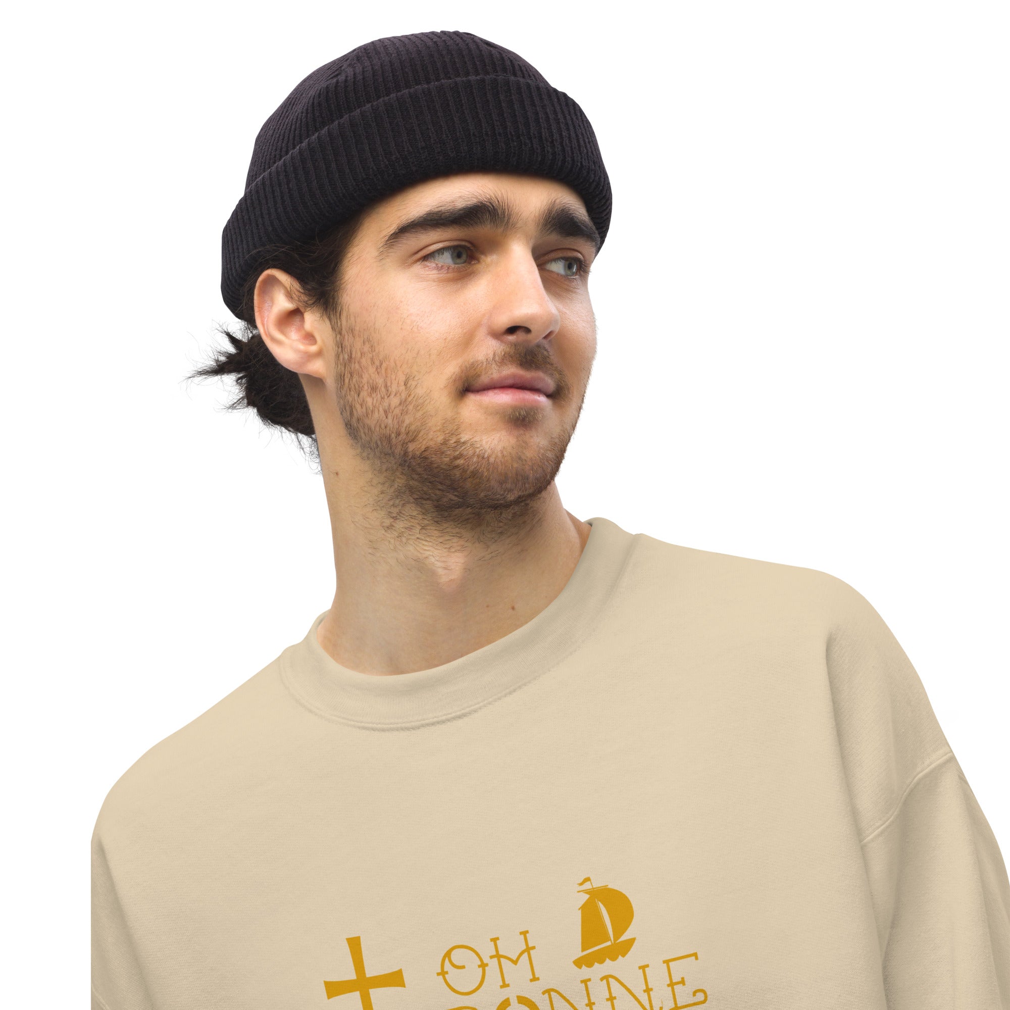 Sweat Unisexe à Col Rond Oh Bonne Mer 2 sur couleurs claires