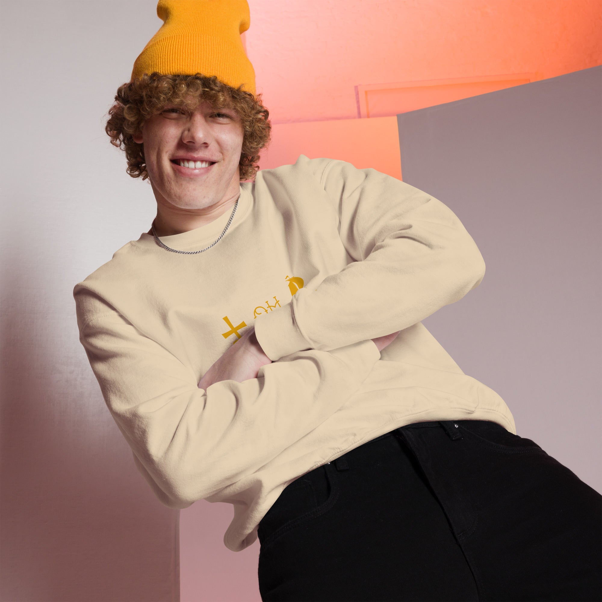 Sweat Unisexe à Col Rond Oh Bonne Mer 2 sur couleurs claires