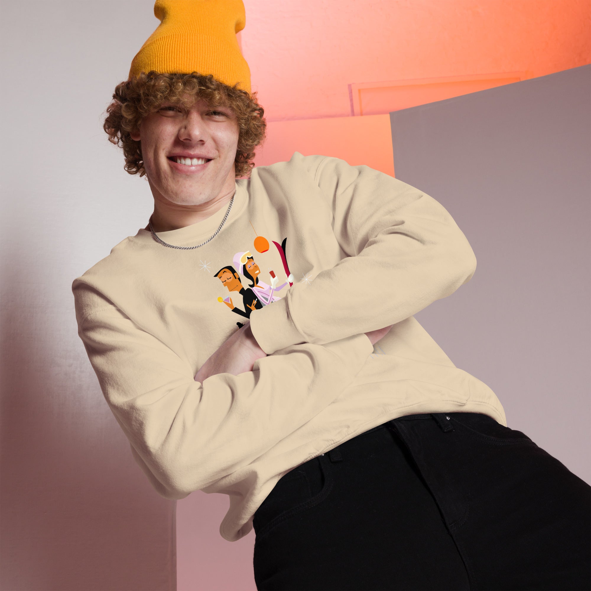 Unisex Sweatshirt License To Chill Mission Après-Ski on light colors