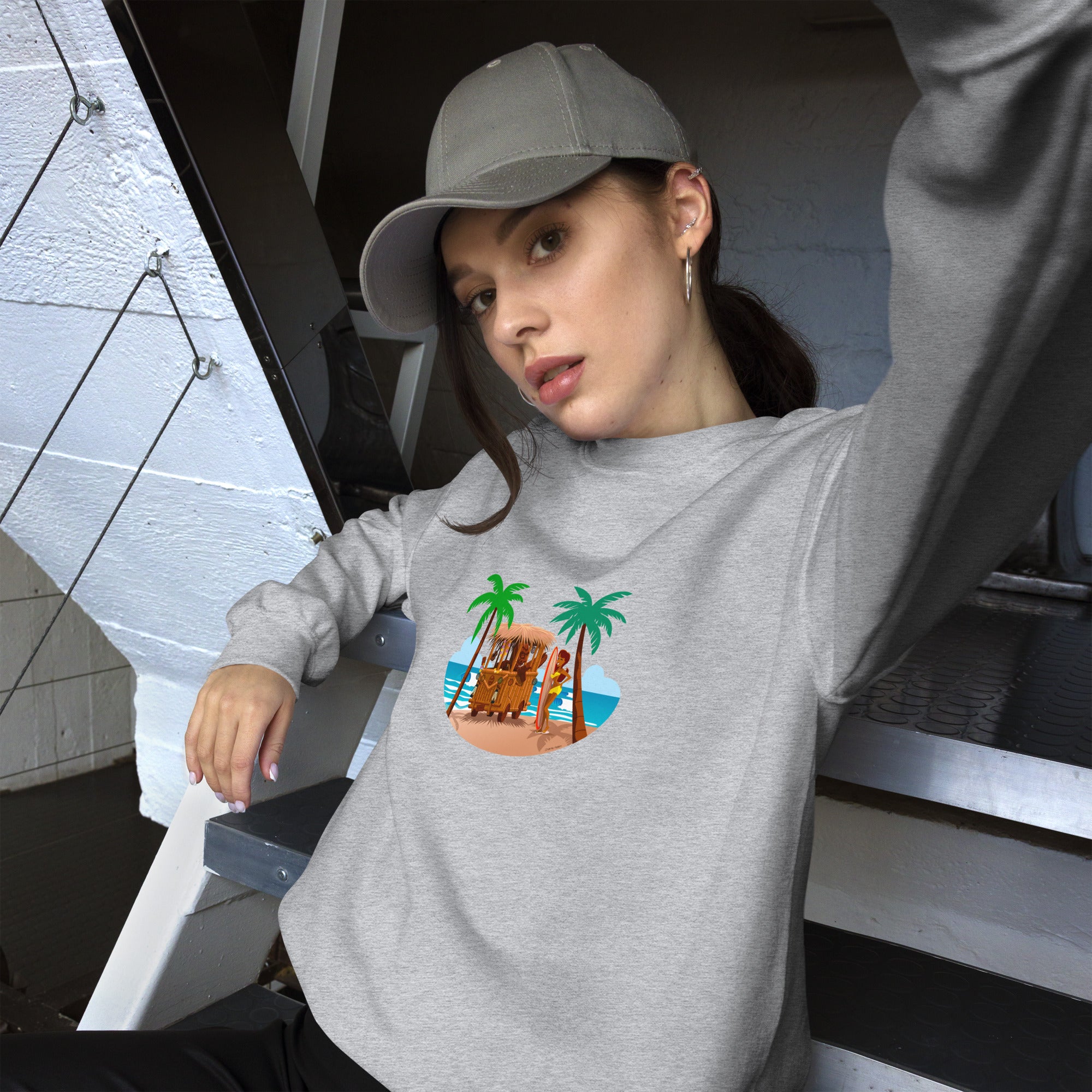 Unisex Sweatshirt Tiki Kombi on light colors