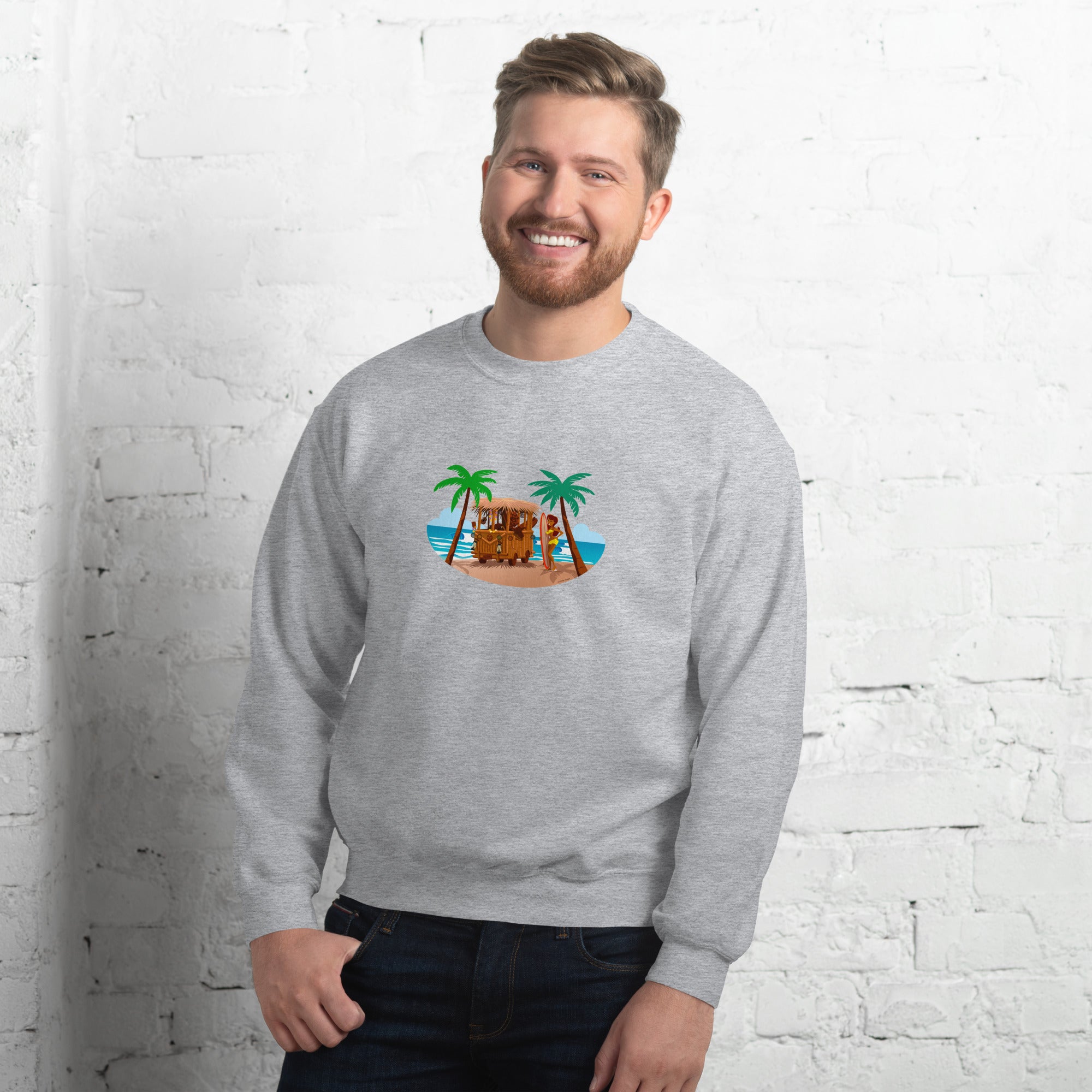 Unisex Sweatshirt Tiki Kombi on light colors