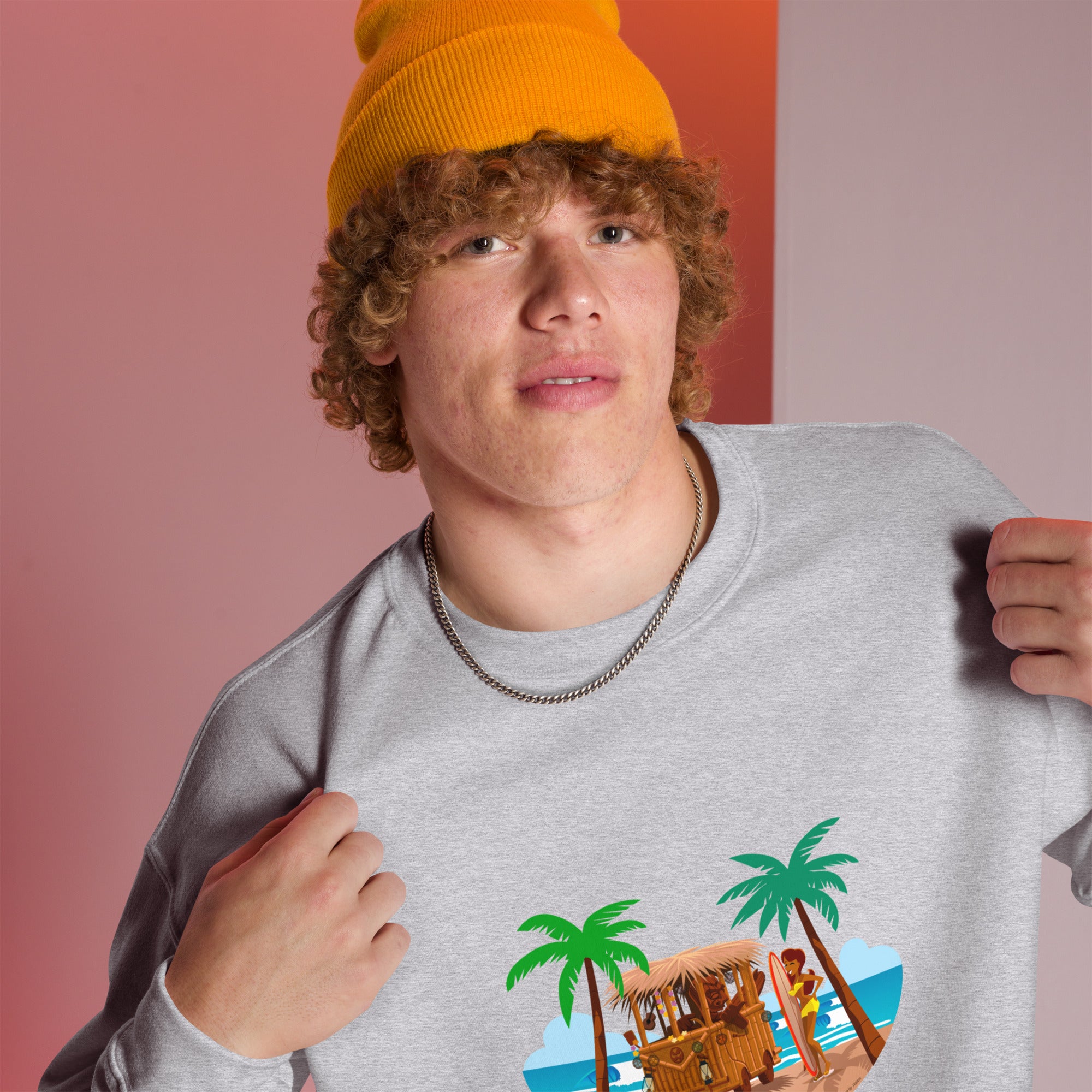 Unisex Sweatshirt Tiki Kombi on light colors