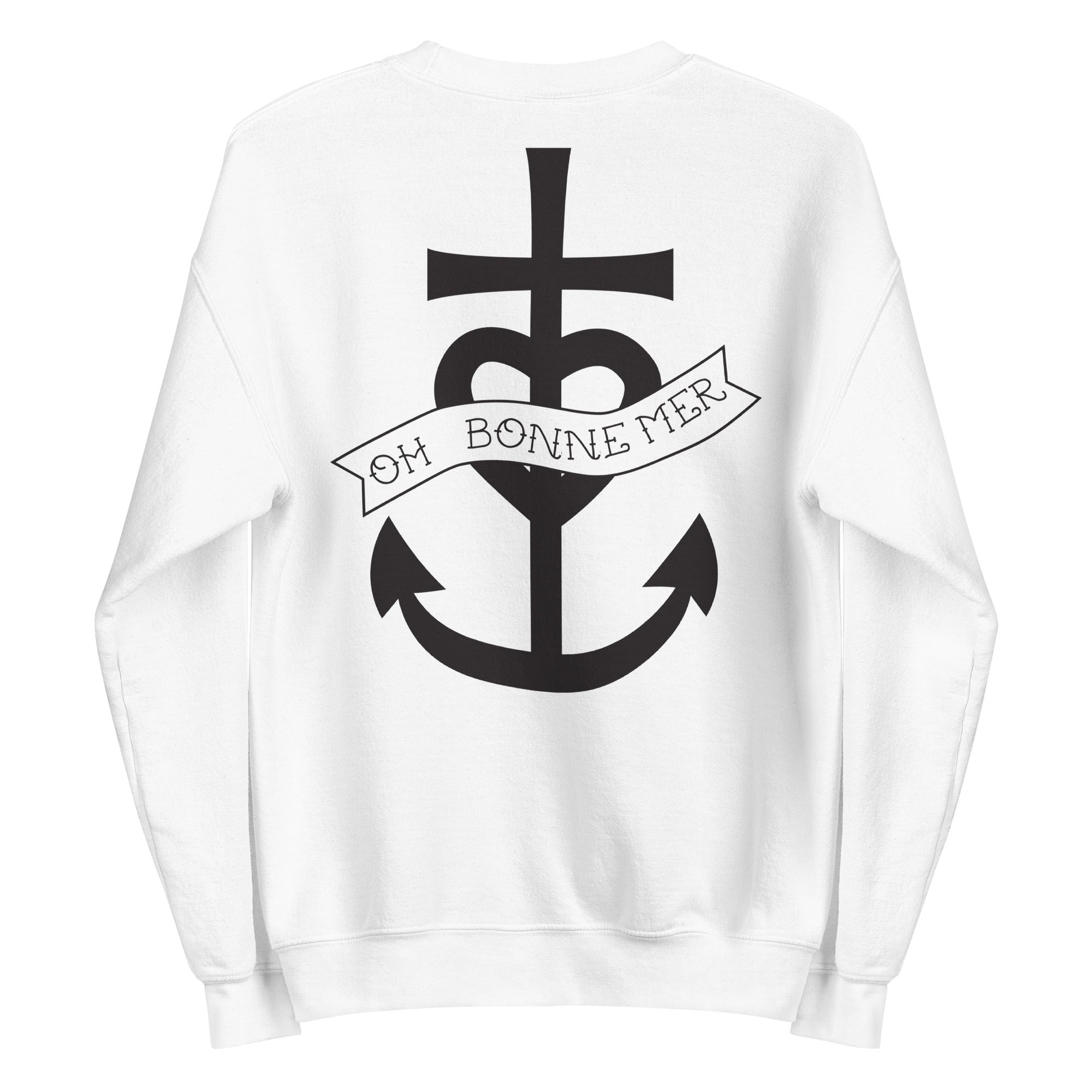 Sweat Unisexe à Col Rond Oh Bonne Mer 1 (face & dos)