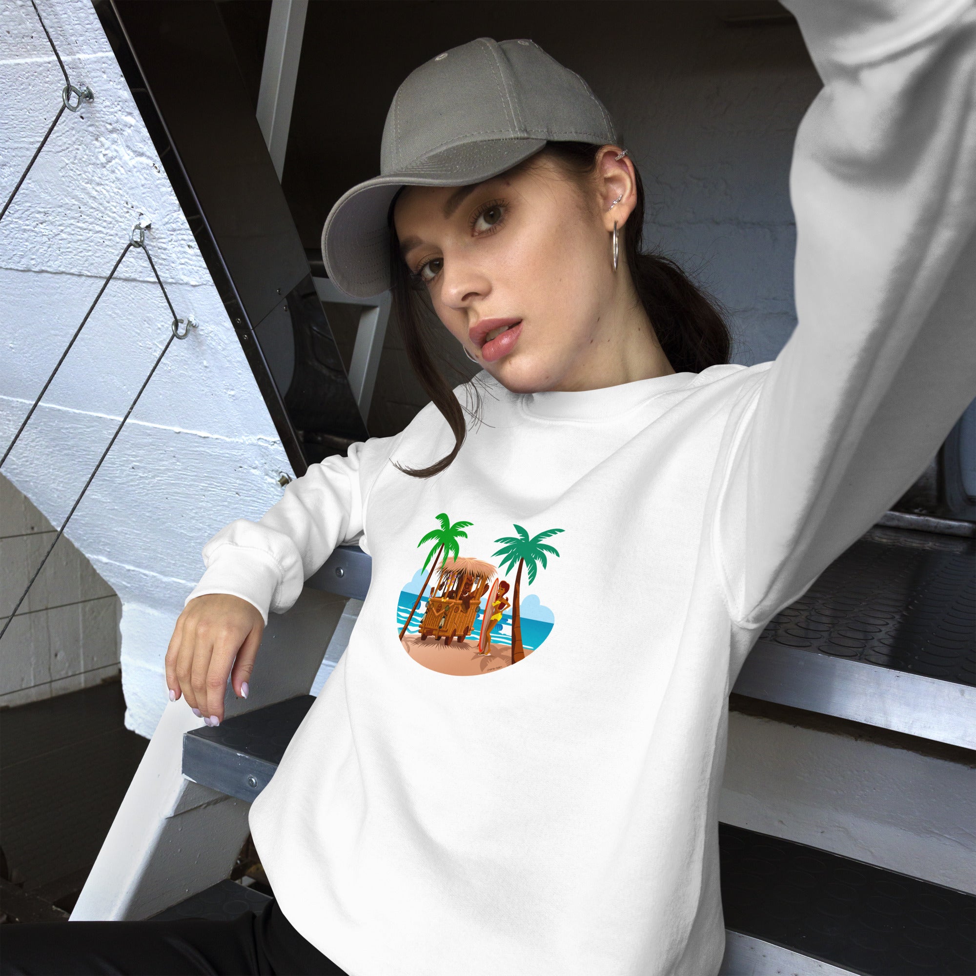 Unisex Sweatshirt Tiki Kombi on light colors