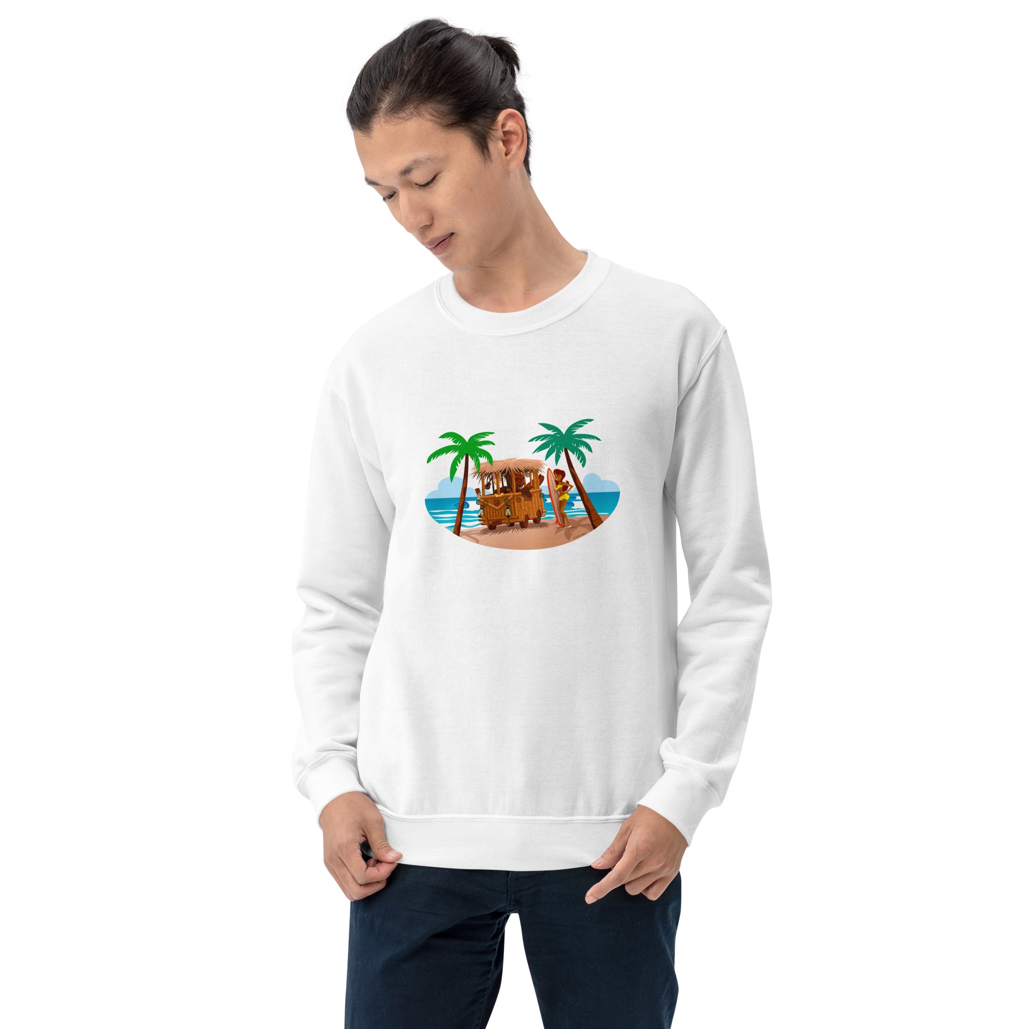 Unisex Sweatshirt Tiki Kombi on light colors