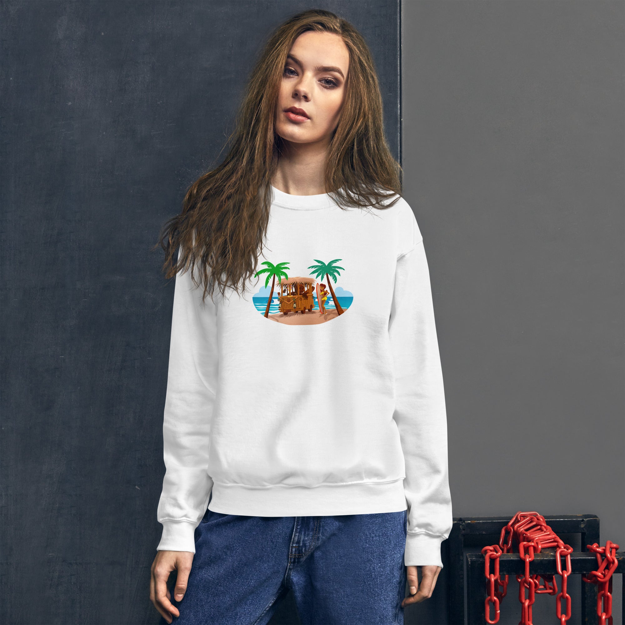 Unisex Sweatshirt Tiki Kombi on light colors