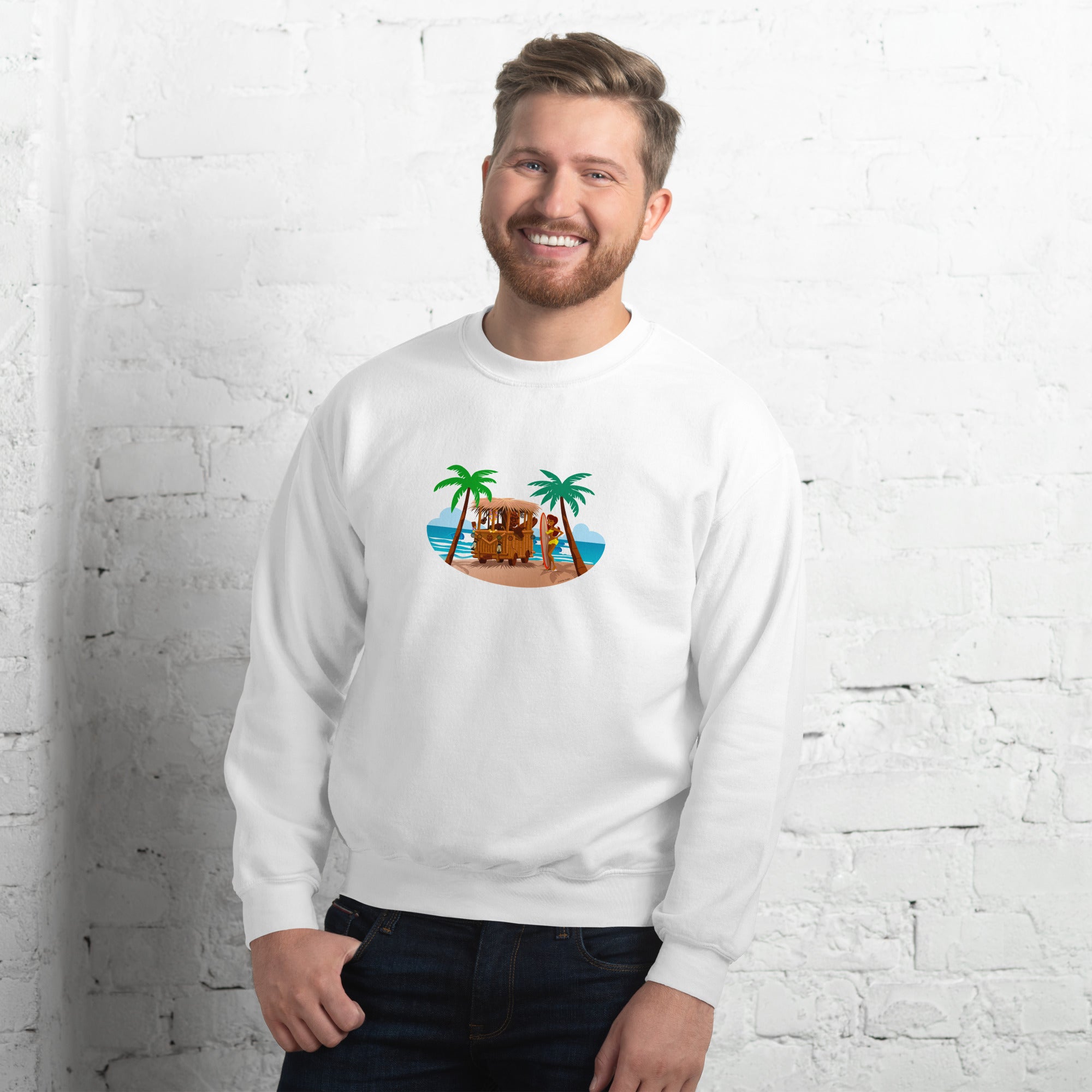 Unisex Sweatshirt Tiki Kombi on light colors