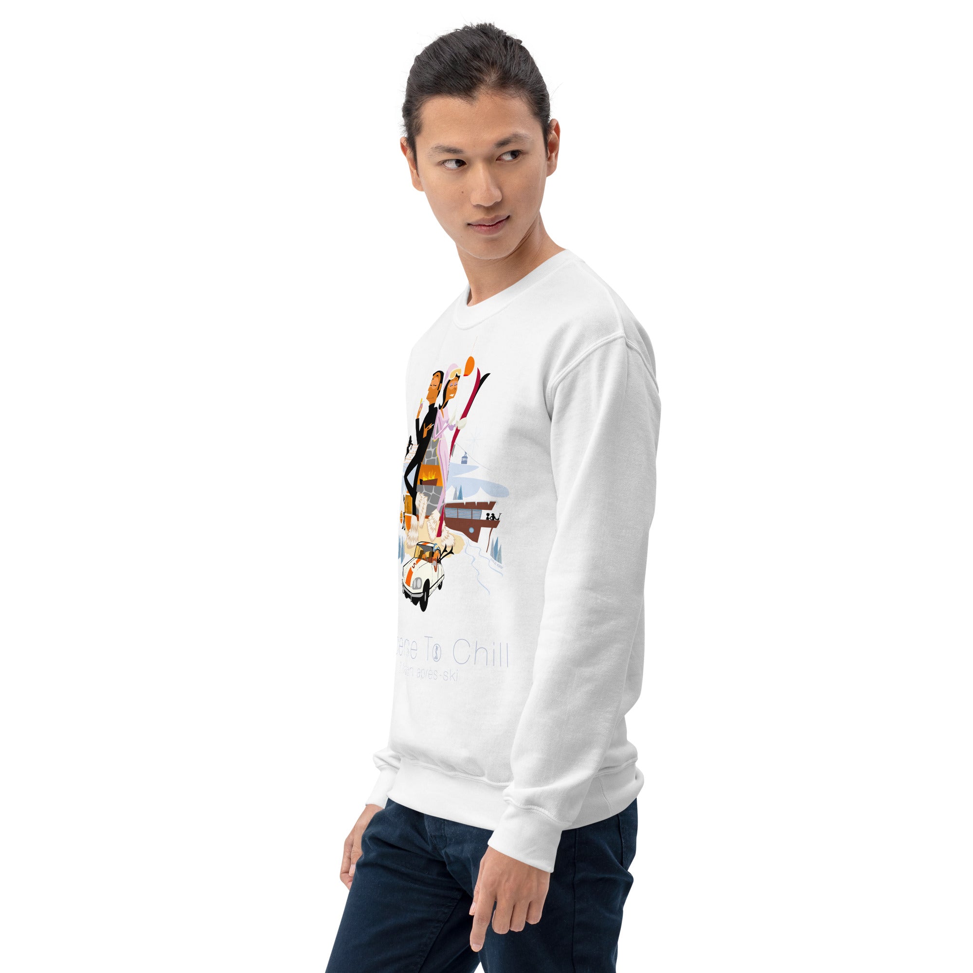 Unisex Sweatshirt License To Chill Mission Après-Ski on light colors