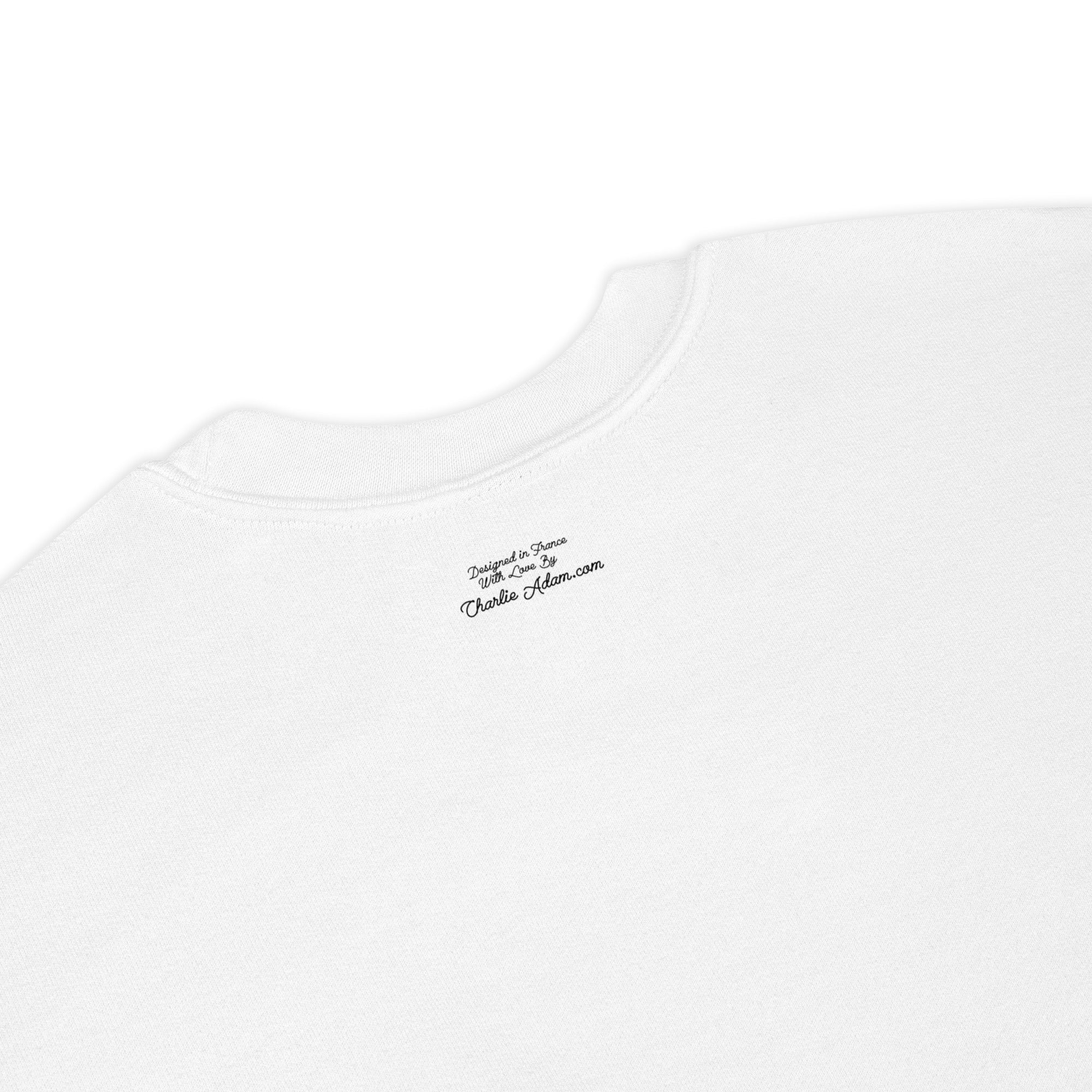 Sweat Unisexe à Col Rond Make Bouillabaisse Not War sur couleurs claires