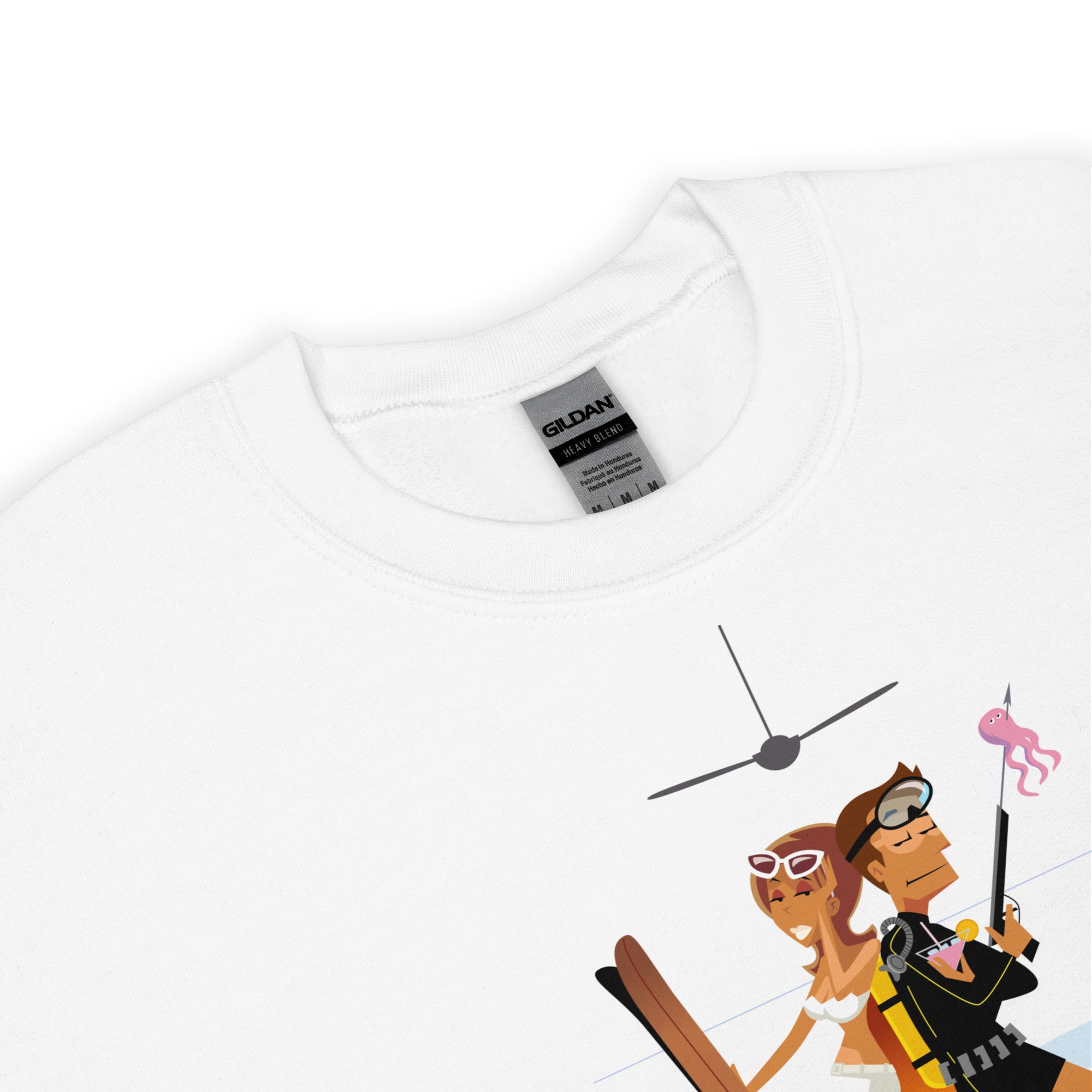 Sweat Unisexe à Col Rond License to Chill Vamos a la Playa sur couleurs claires