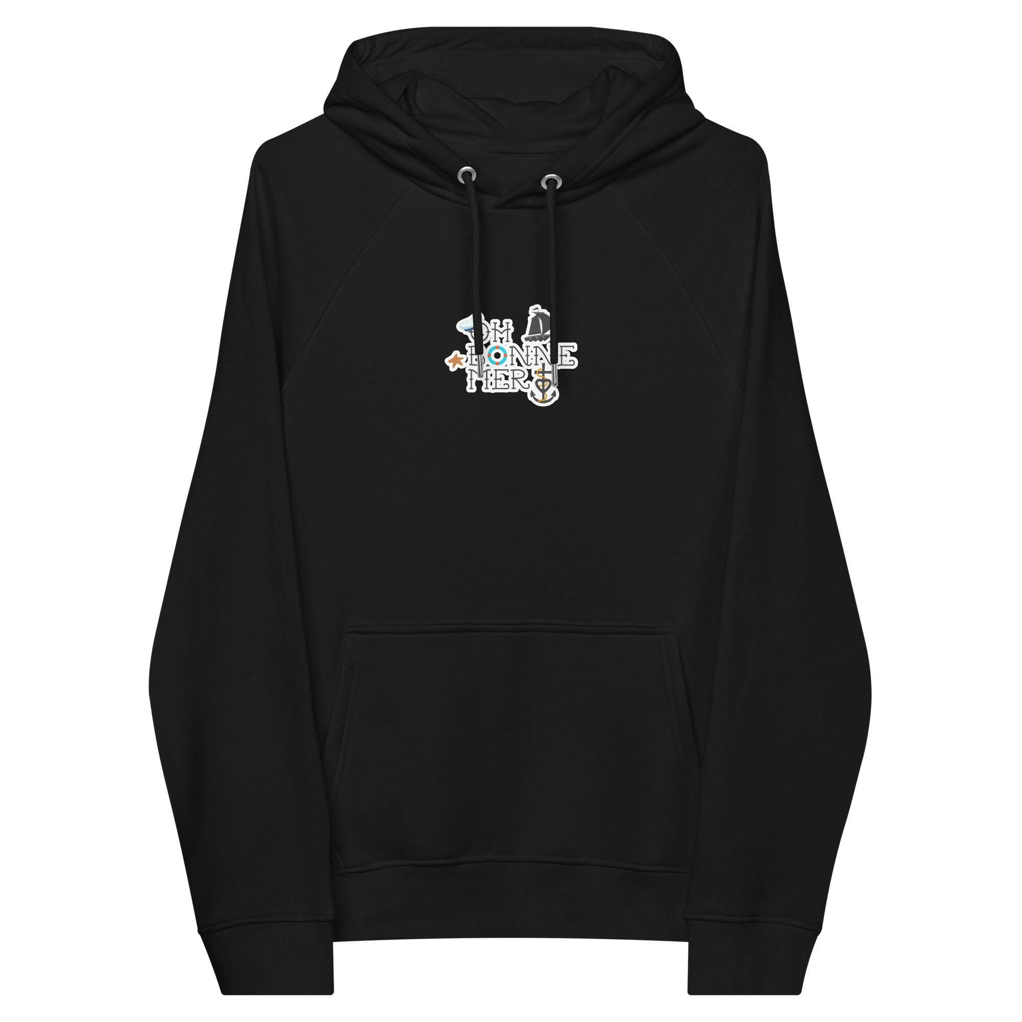 Unisex eco raglan hoodie Oh Bonne Mer 3