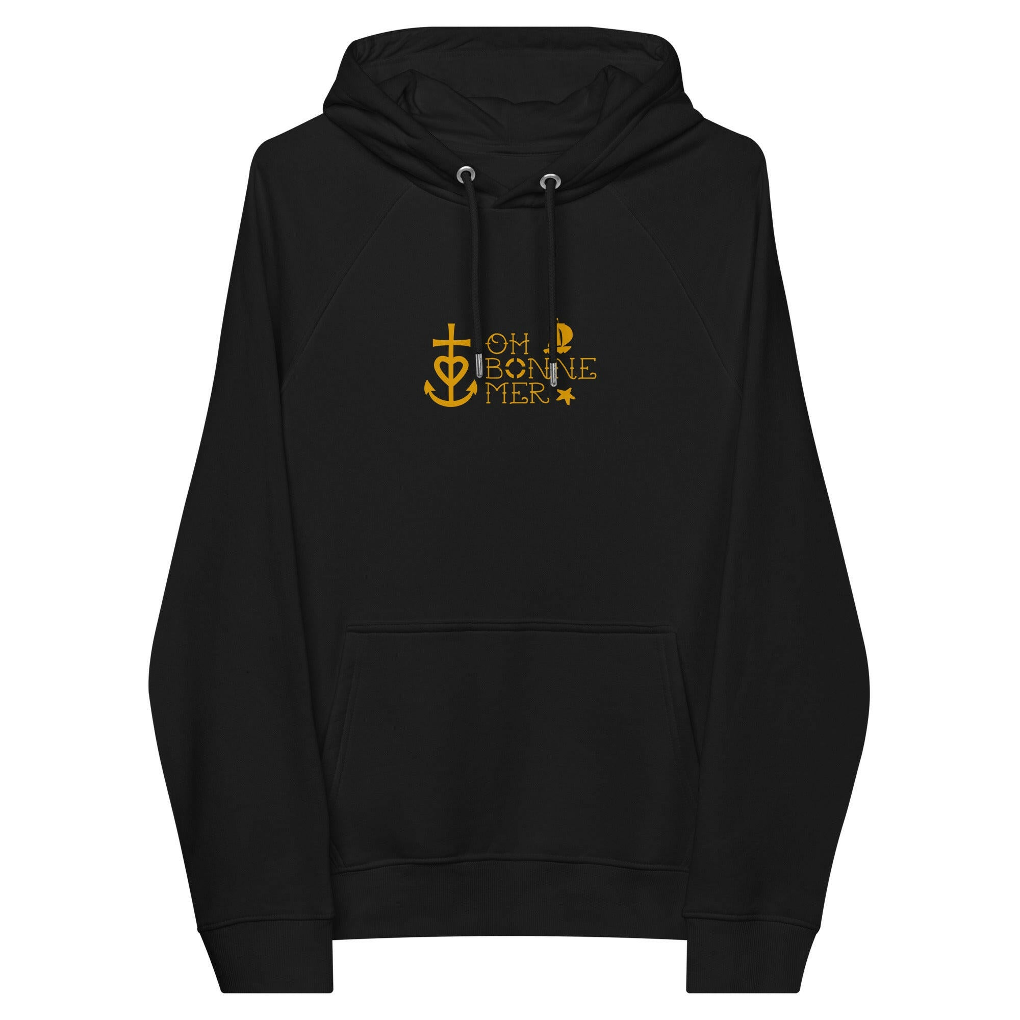 Unisex eco raglan hoodie Oh Bonne Mer 2