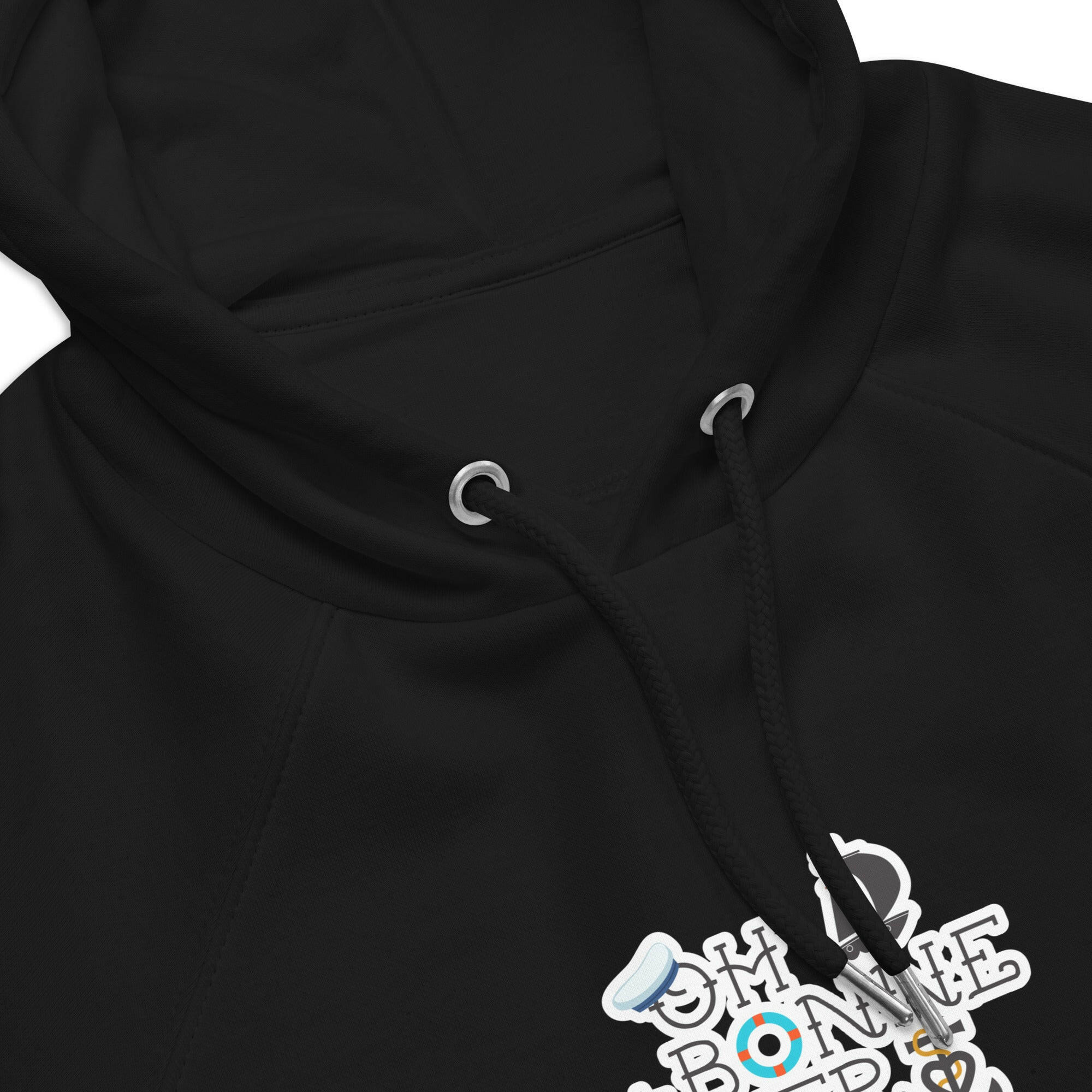 Unisex eco raglan hoodie Oh Bonne Mer 3