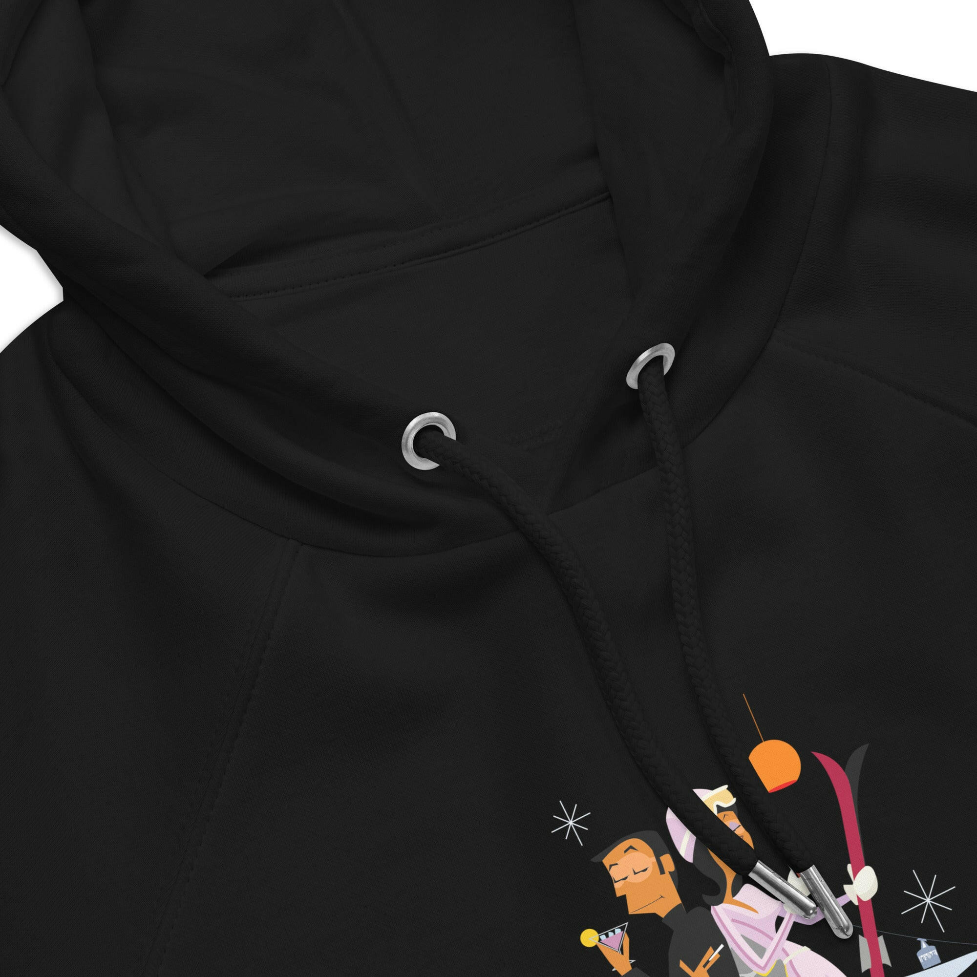 Sweat à capuche écologique Raglan unisexe License To Chill Mission Après-Ski