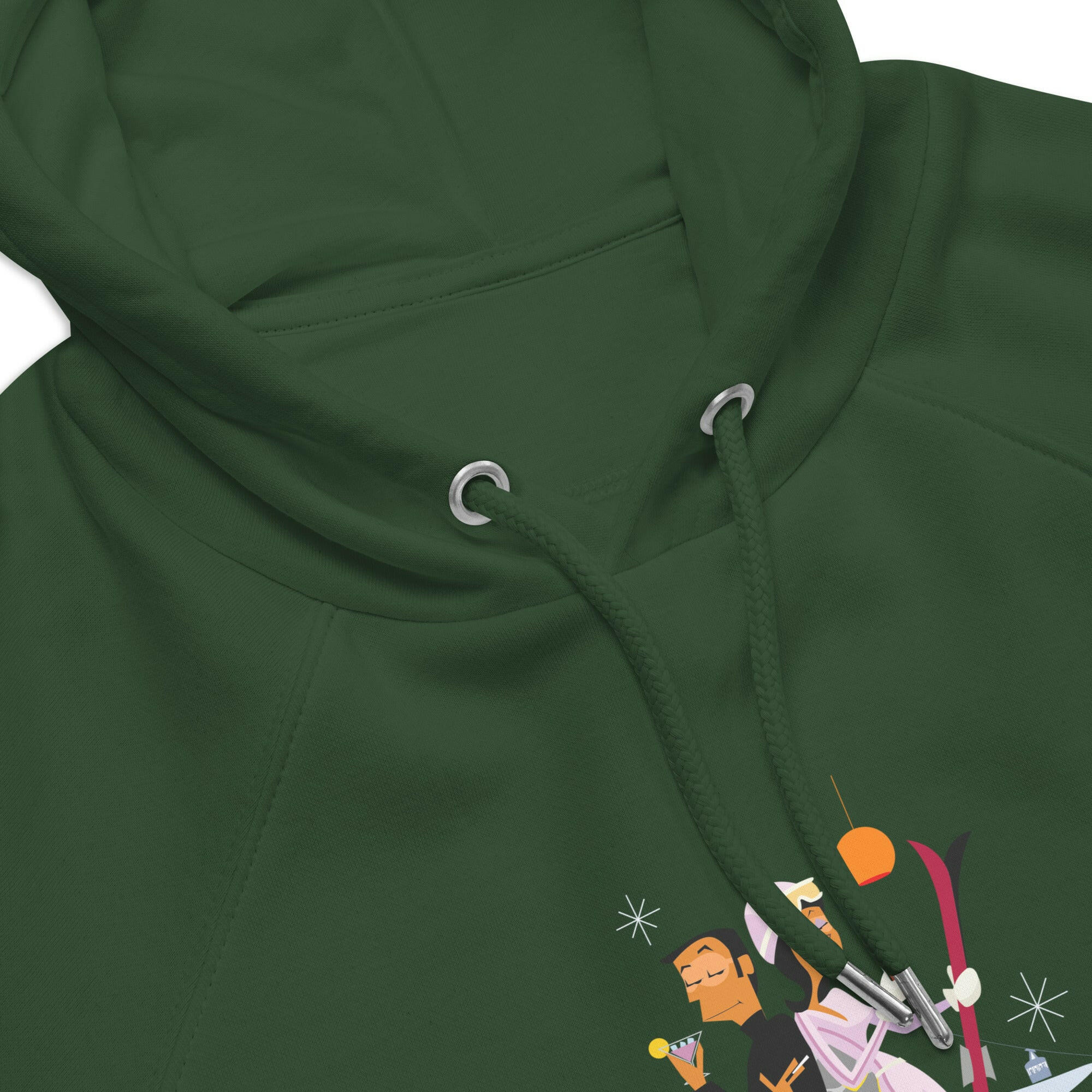 Sweat à capuche écologique Raglan unisexe License To Chill Mission Après-Ski