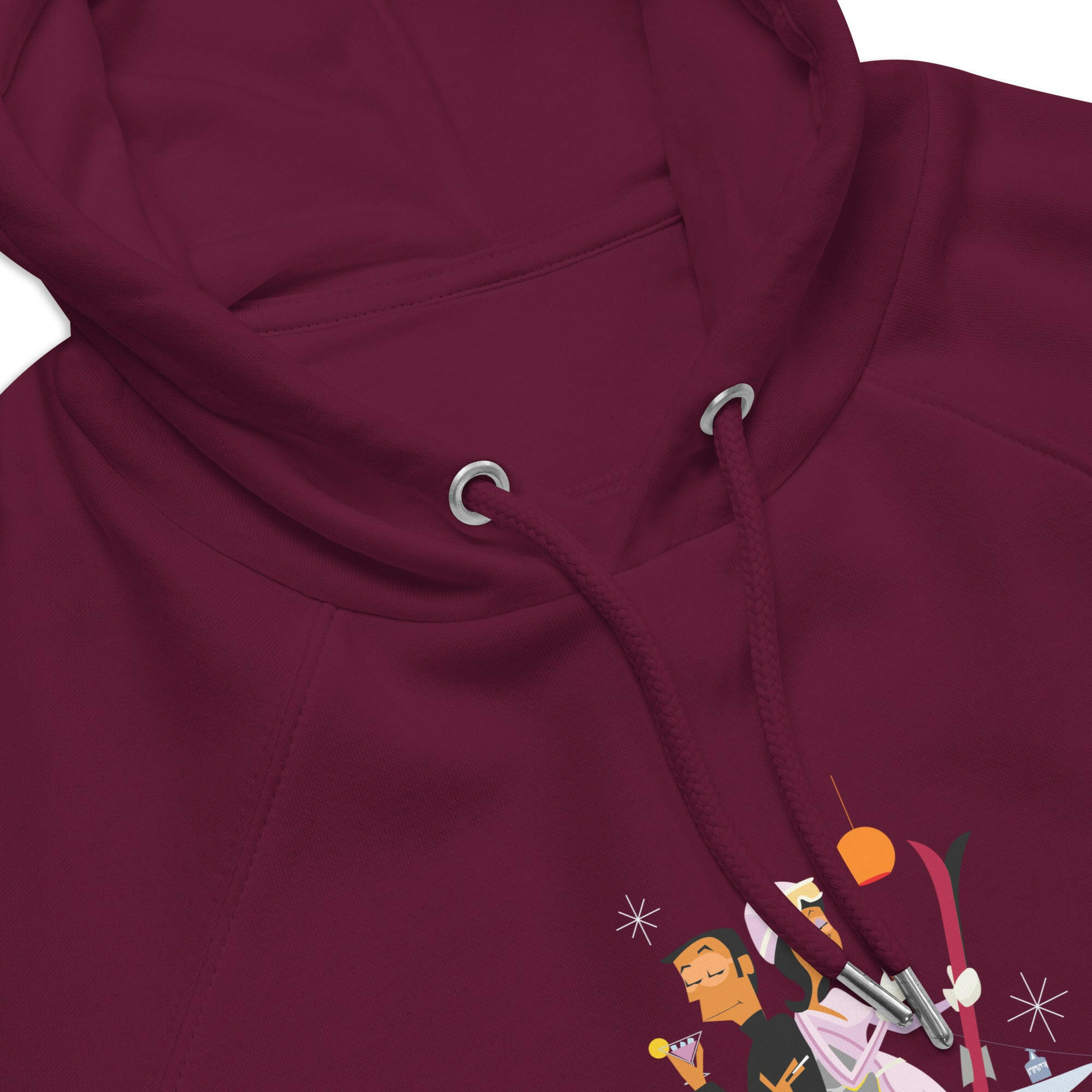 Sweat à capuche écologique Raglan unisexe License To Chill Mission Après-Ski