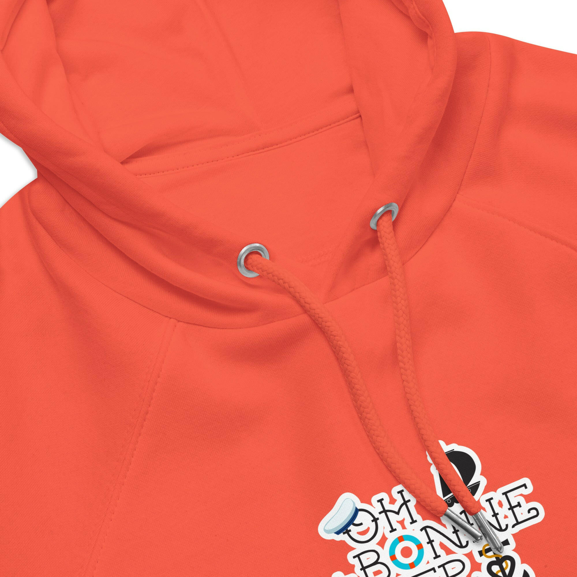 Unisex eco raglan hoodie Oh Bonne Mer 3