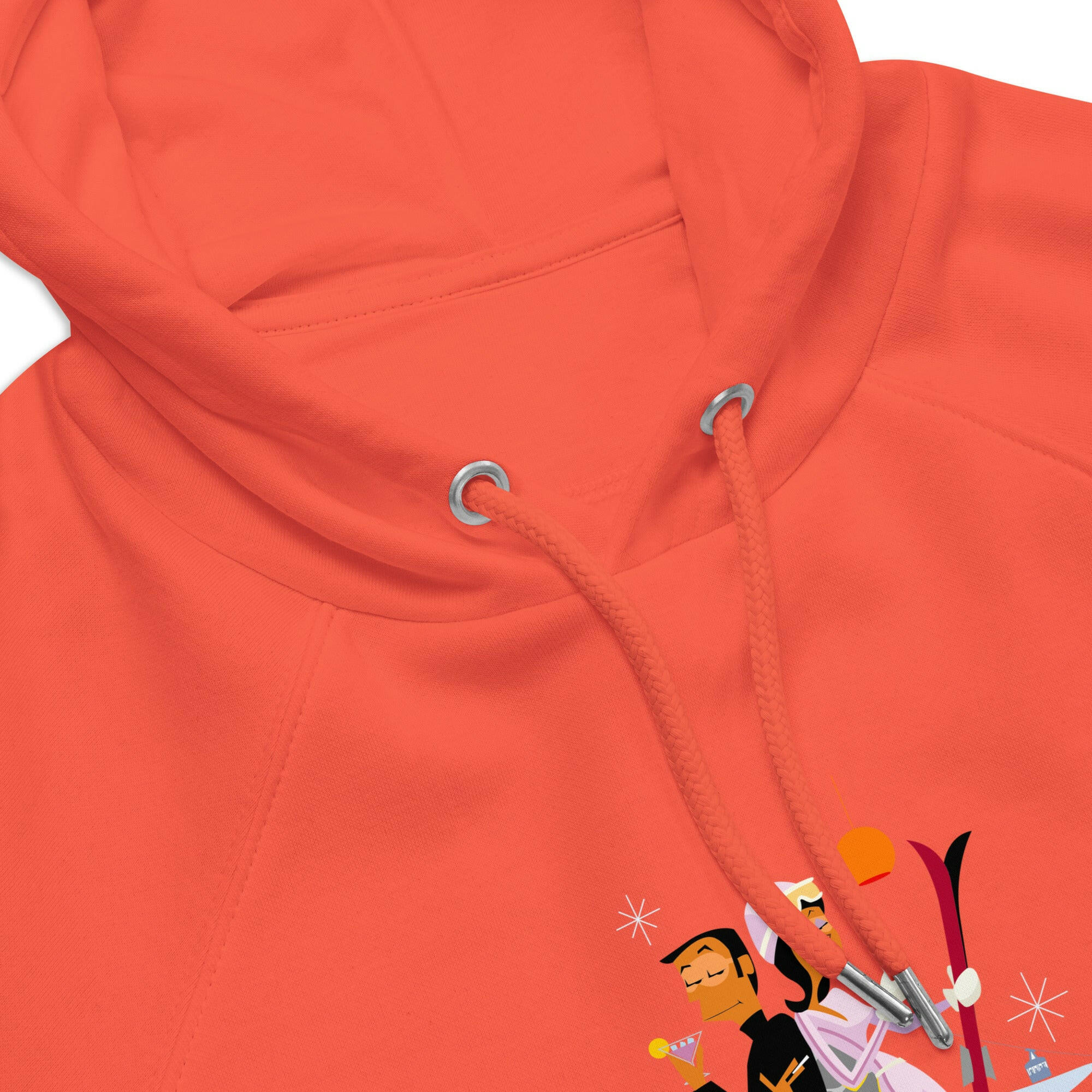 Sweat à capuche écologique Raglan unisexe License To Chill Mission Après-Ski