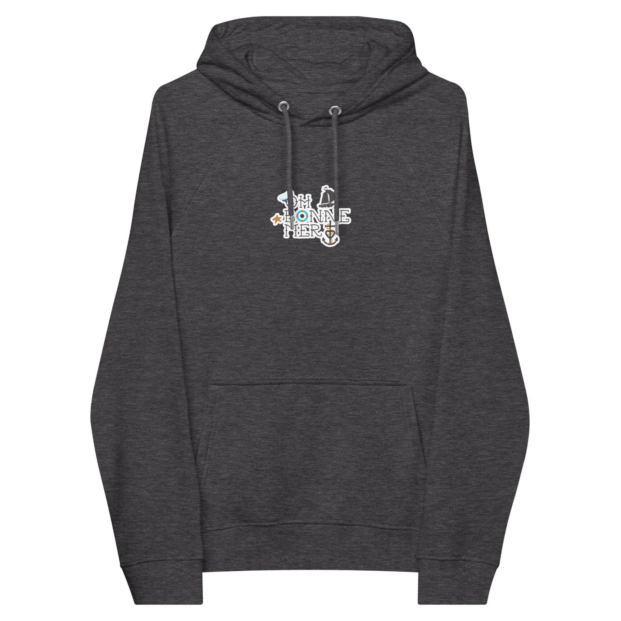 Unisex eco raglan hoodie Oh Bonne Mer 3