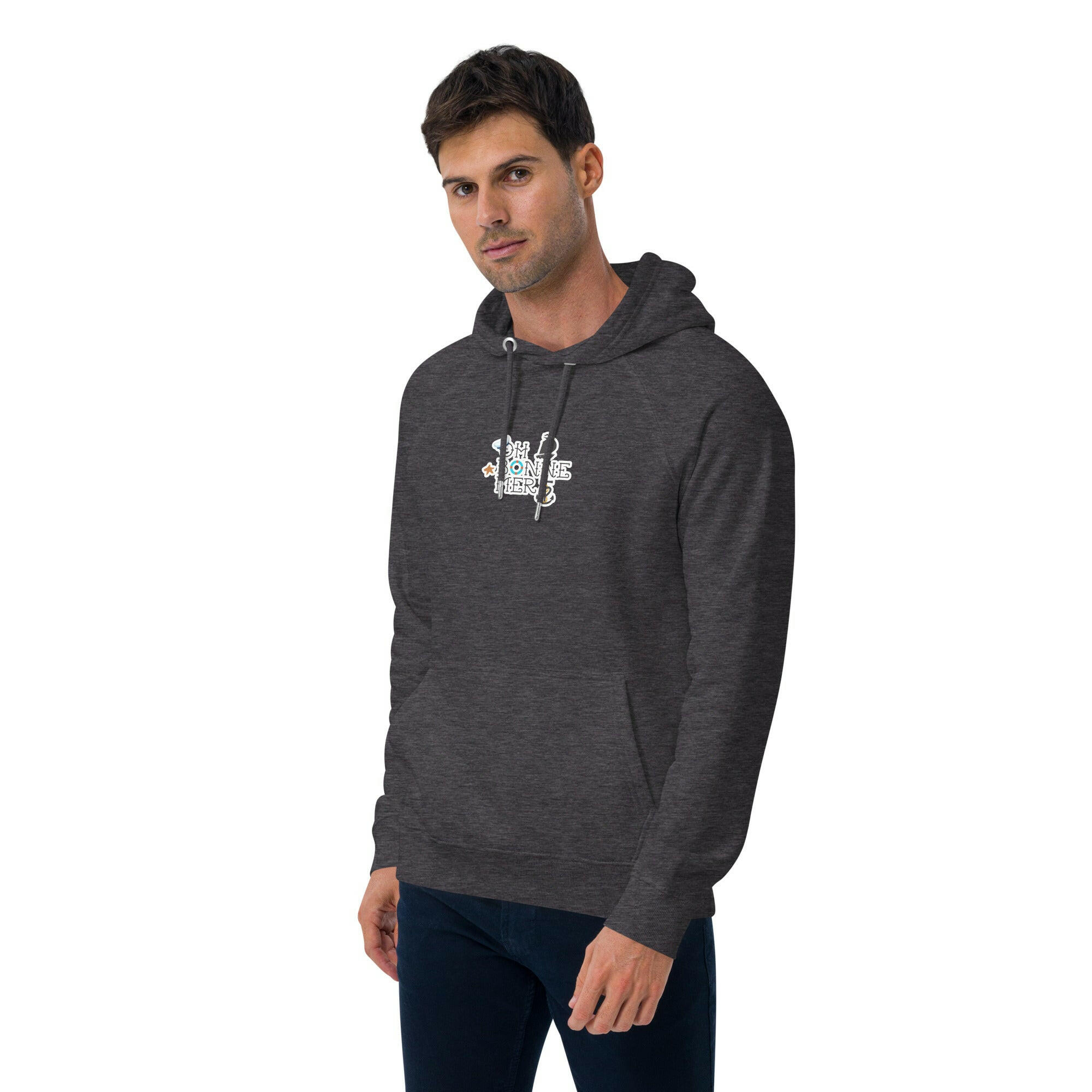 Unisex eco raglan hoodie Oh Bonne Mer 3