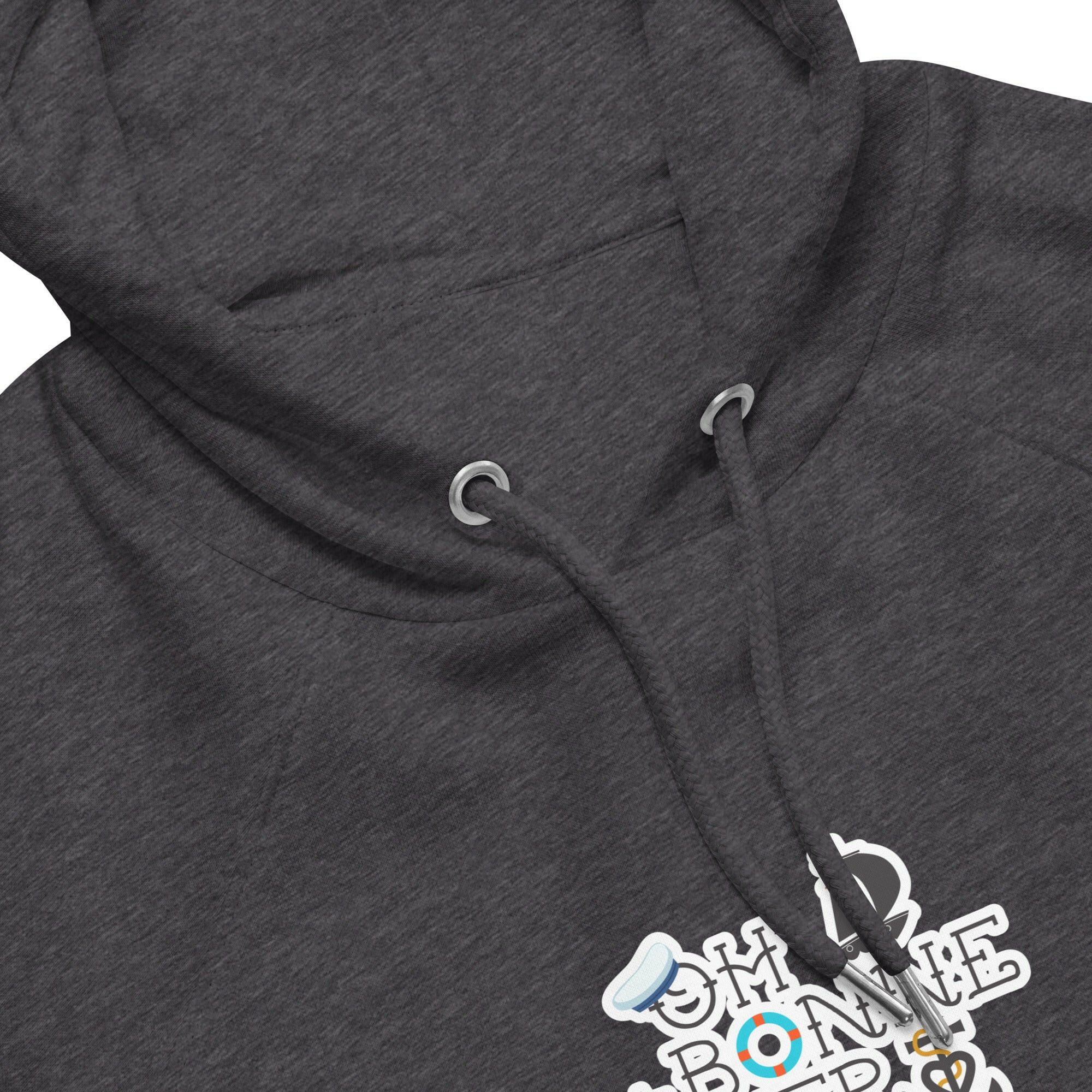 Unisex eco raglan hoodie Oh Bonne Mer 3