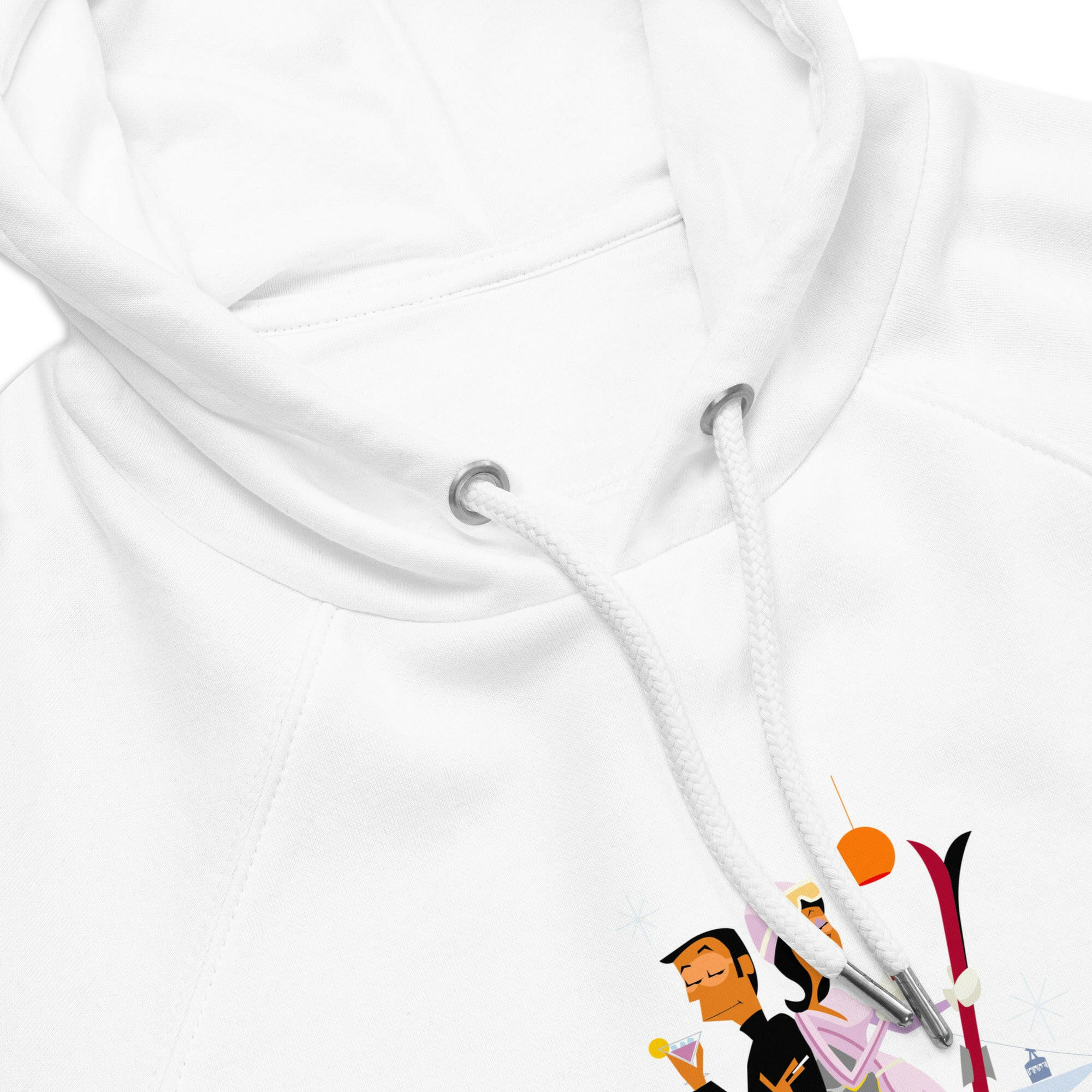 Sweat à capuche écologique Raglan unisexe License To Chill Mission Après-Ski